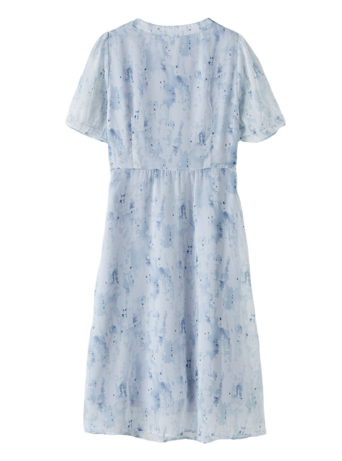 Ink Wash Chinese Style Button Dress DXQ1790