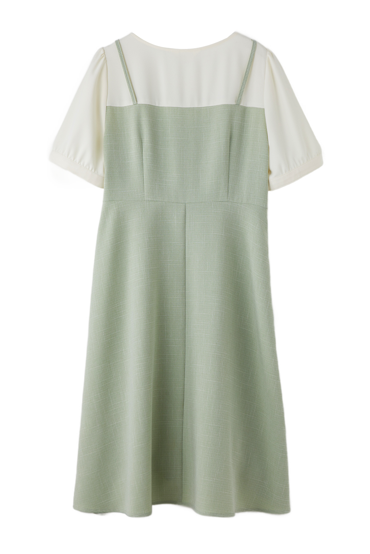 Fake Two-Piece Floral Dress DXQ0759