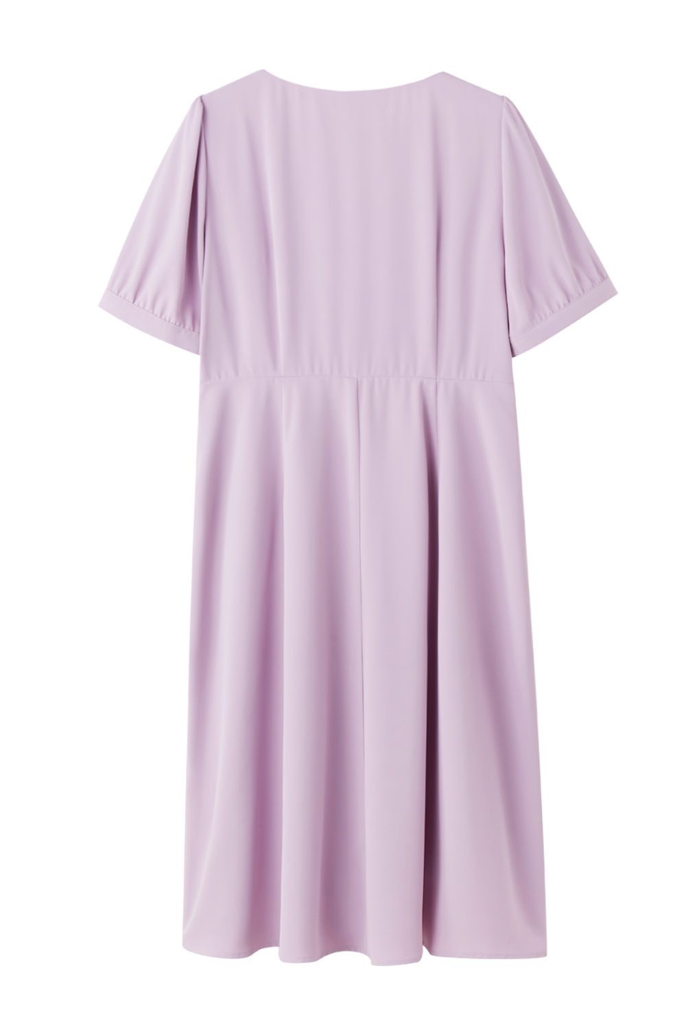 Square Neck Pleated Dress DXQ0756