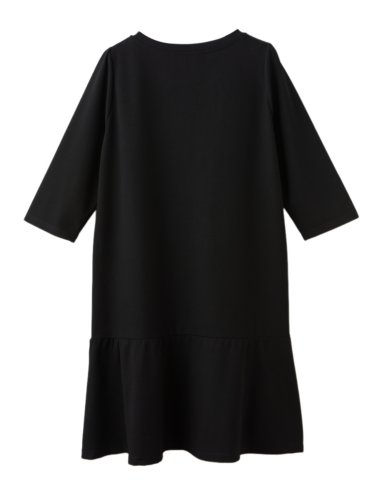 Ruffled Patchwork Printed Dress ECQ2380