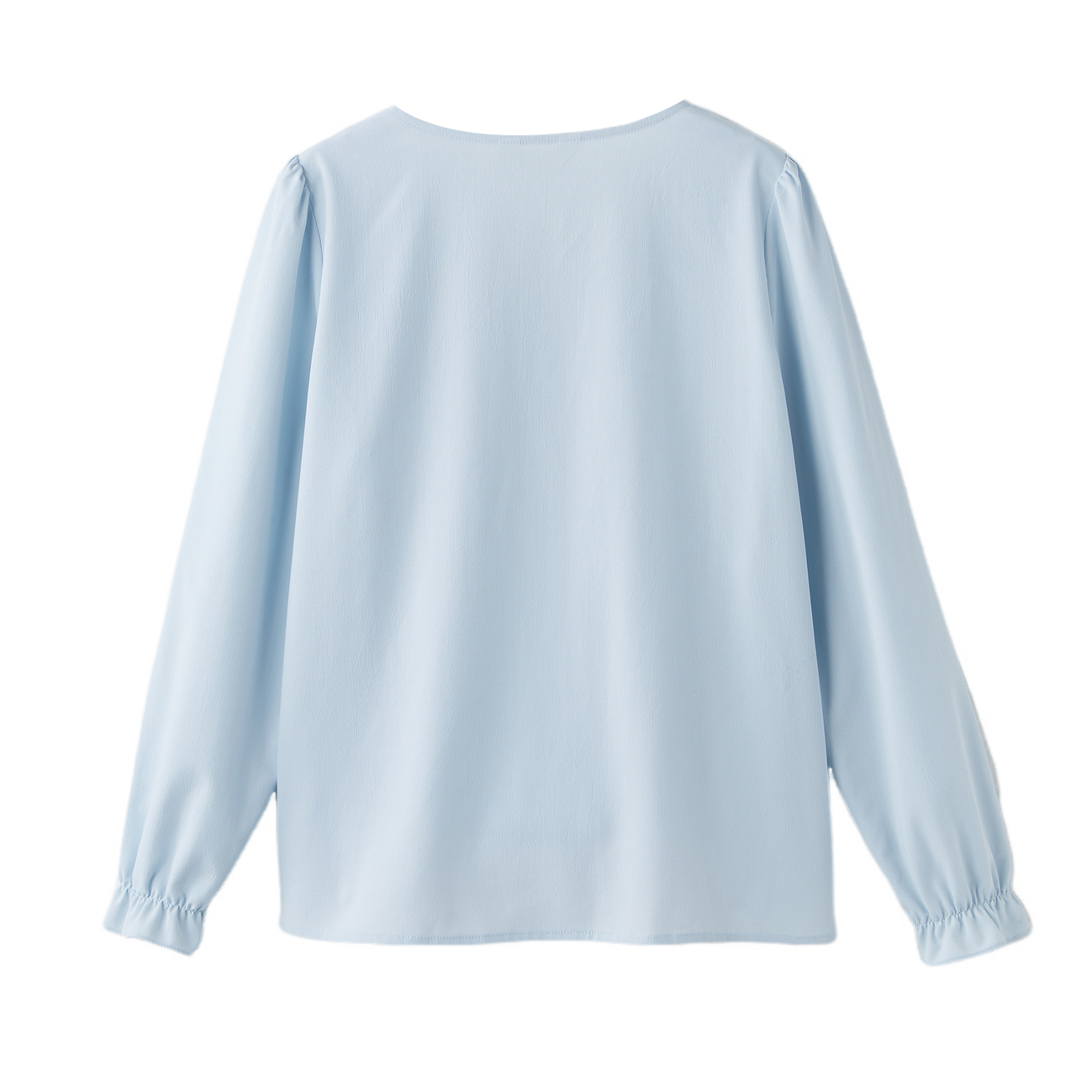 Ruffled Edge Patchwork Blouse ECA2521