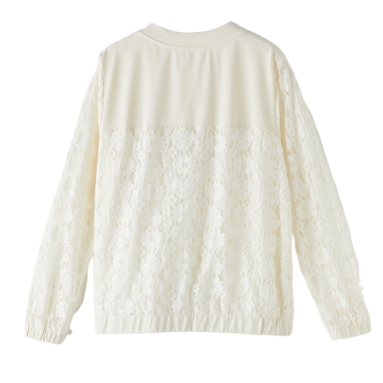 Lace patchwork jacket DDW1803