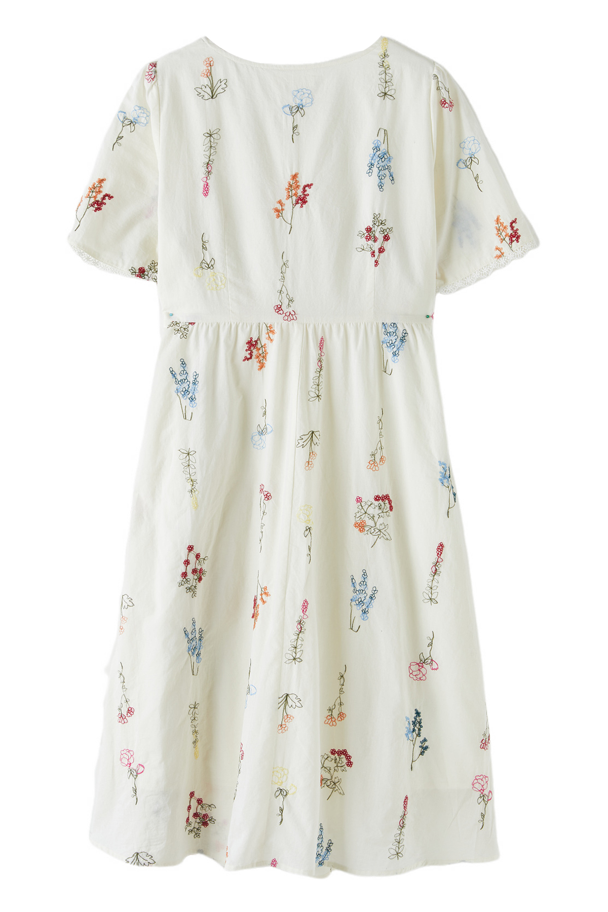 Embroidered Floral Dress DXQ1898