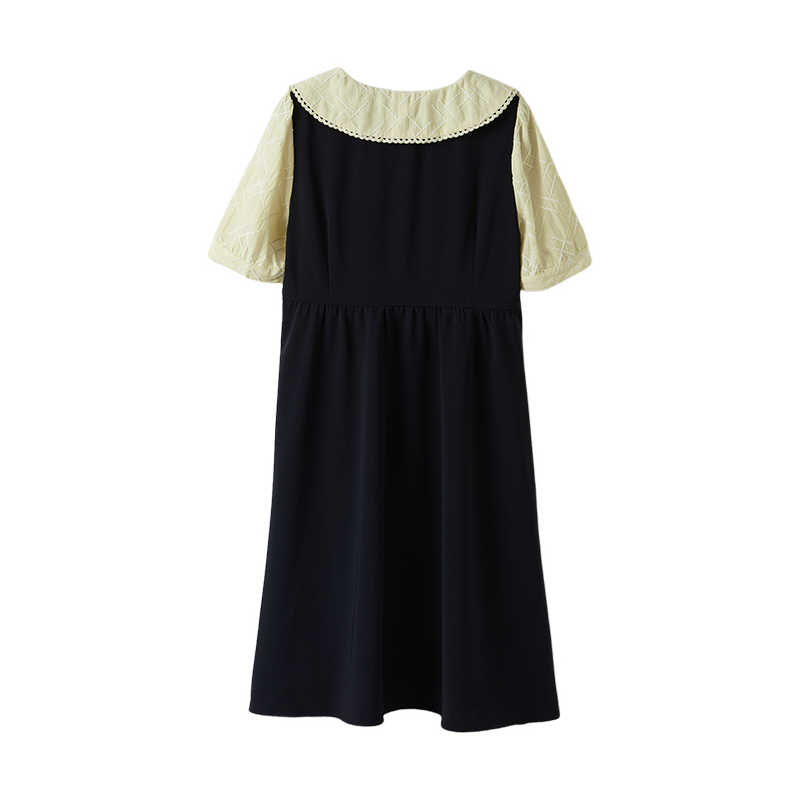 V-neck Waist Slimming Dress DXQ0195