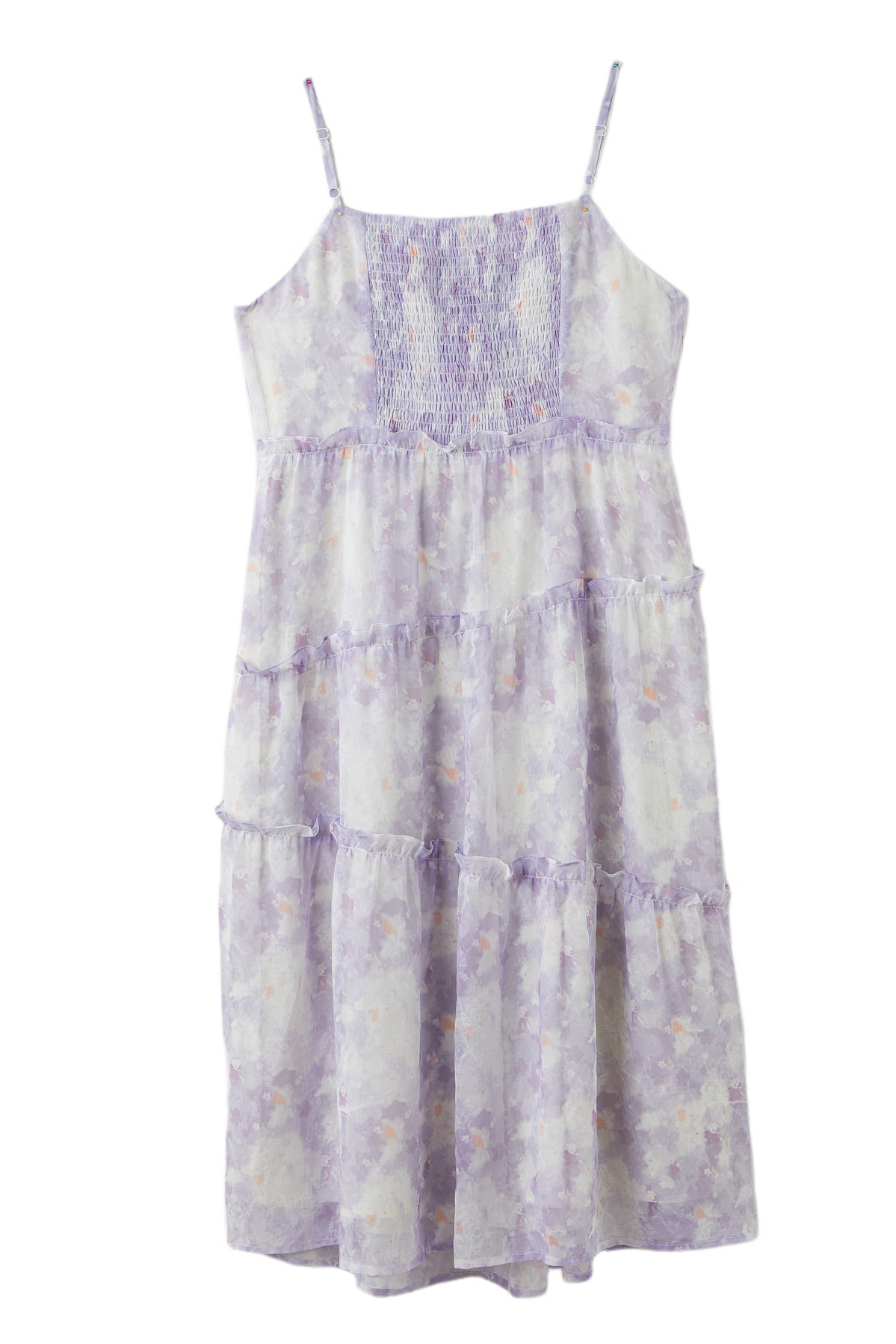 Floral suspender dress ECQ2586
