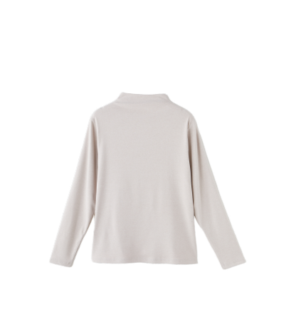 Warm Slim Fit Pile Collar Top DDZ2270