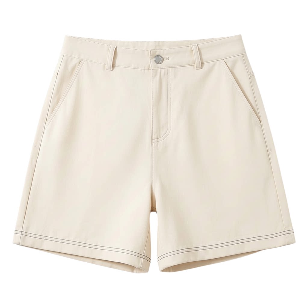 A-line versatile washed denim shorts FXK8028