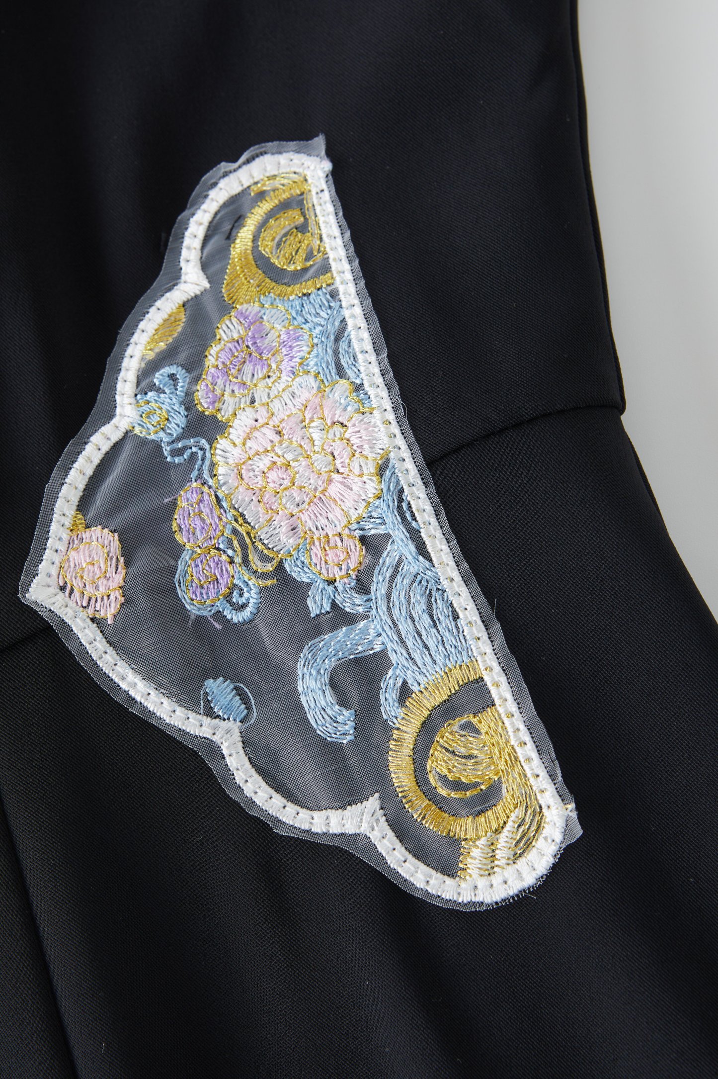 Improved Cheongsam Contrasting-Color Dress Dxq1771