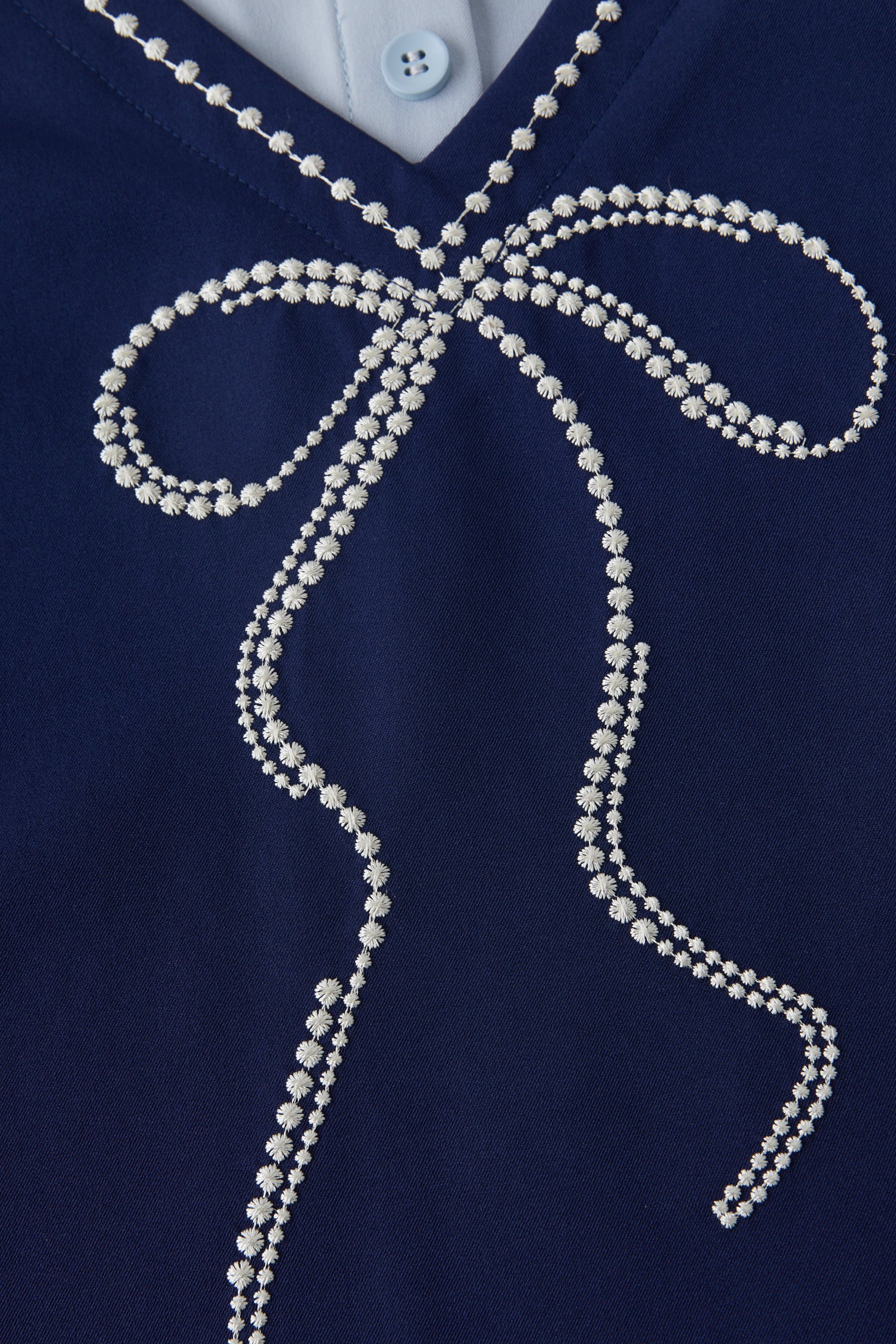 Fake Two-Piece A- line Dress Exq2969