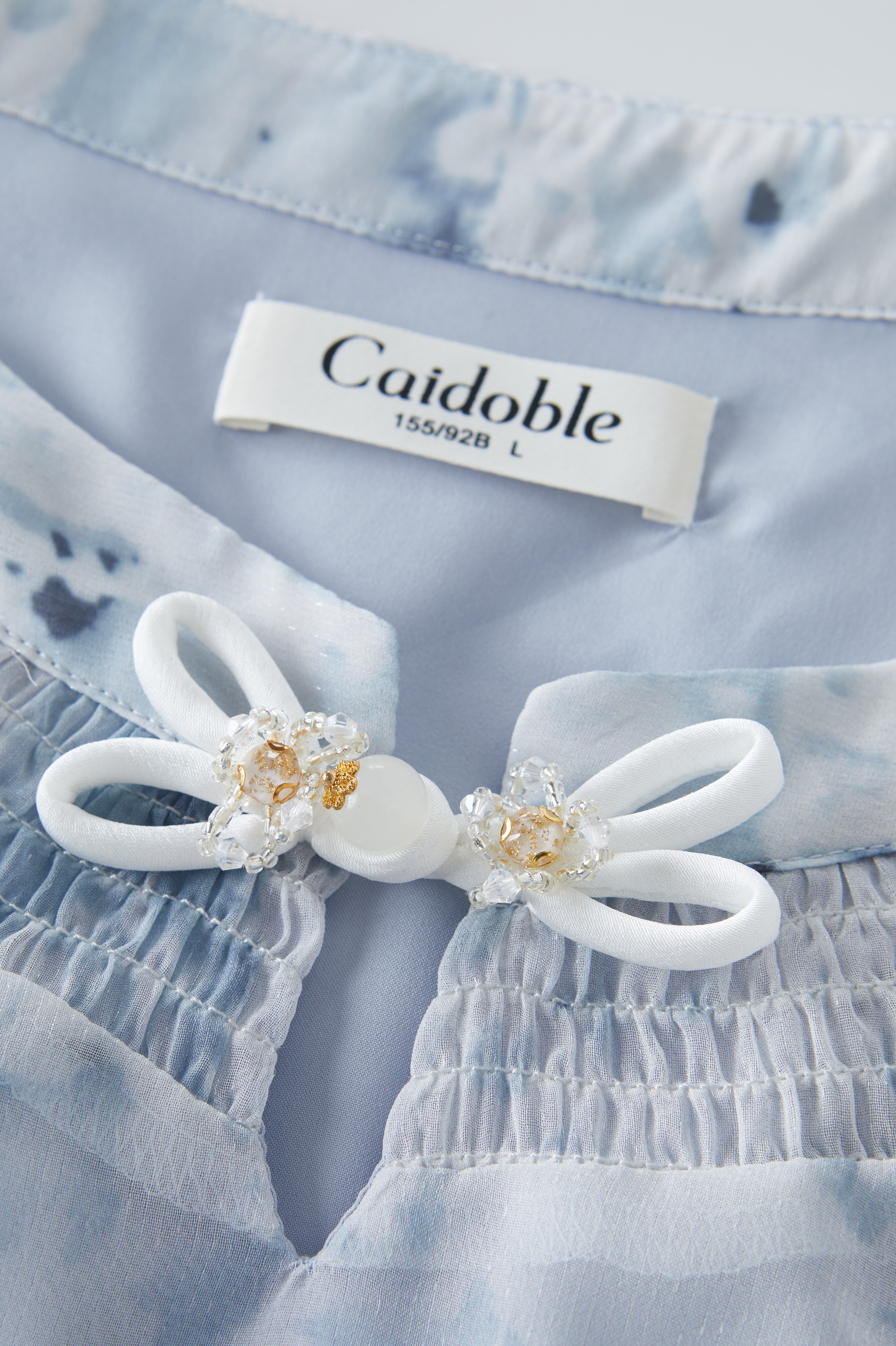 Ink Wash Chinese Style Button Dress DXQ1790