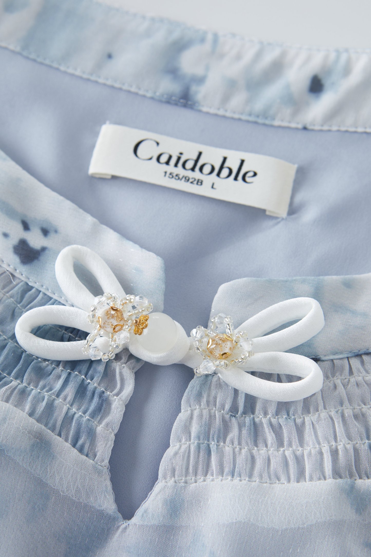 Ink Wash Chinese Style Button Dress DXQ1790