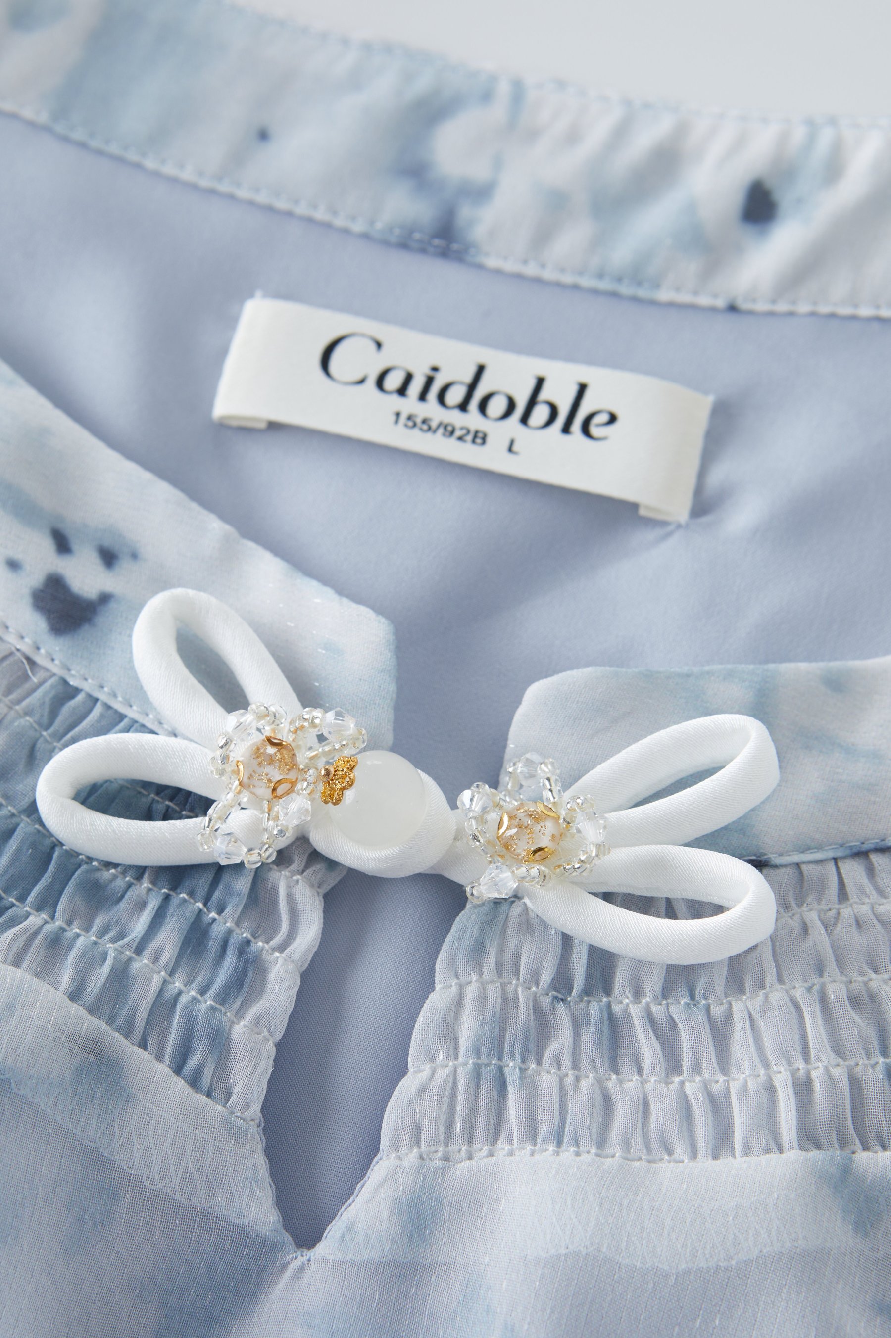 Ink Wash Chinese Style Button Dress DXQ1790