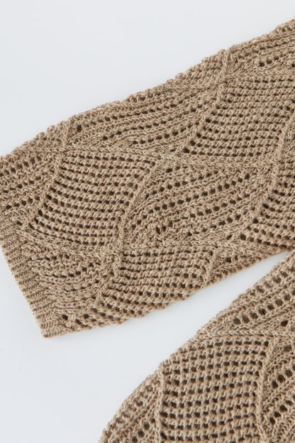 Round Neck Hollow Sweater DDMY1899