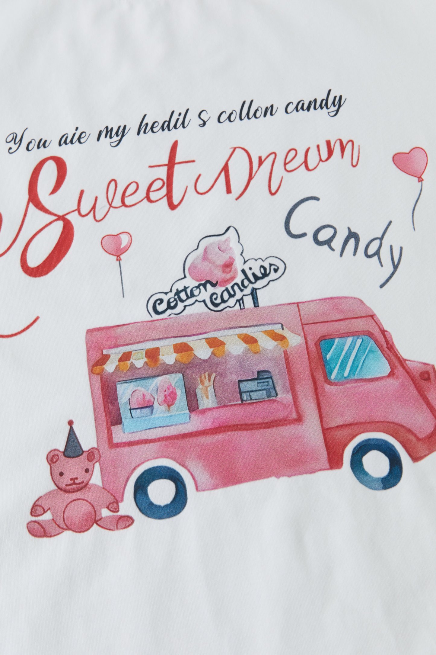 Cartoon Style Versatile Skin-friendly Knitted T-shirt DXZ1330