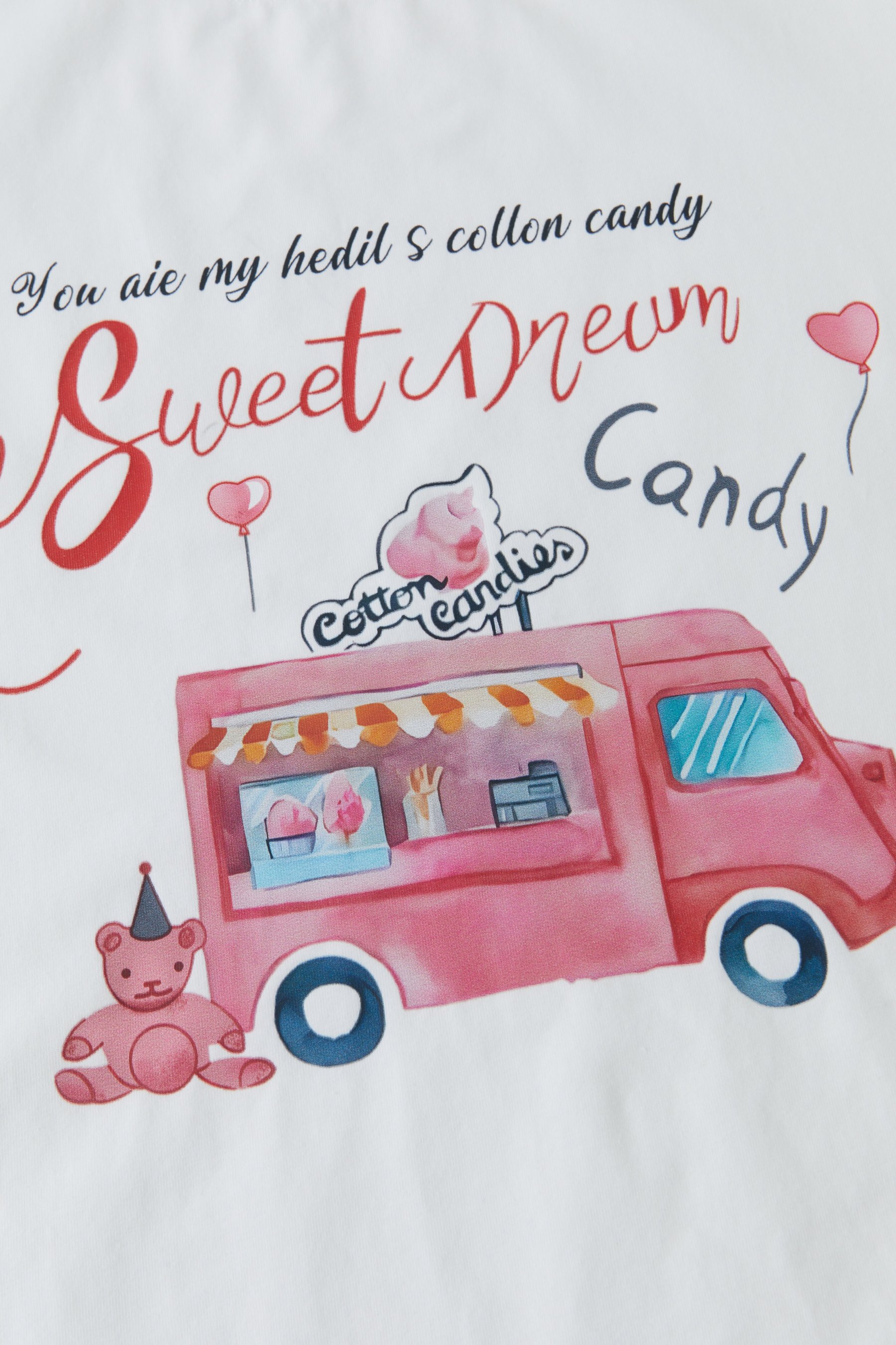 Cartoon Style Versatile Skin-friendly Knitted T-shirt DXZ1330
