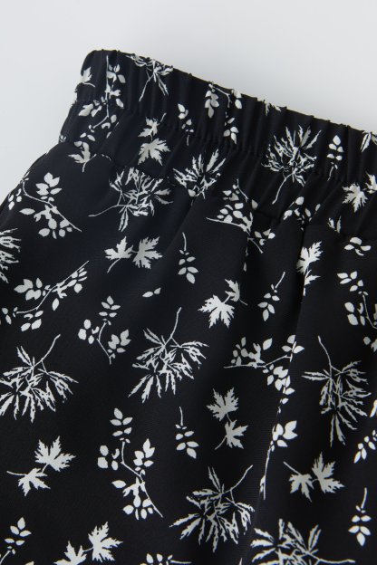 US Vintage Ruffled Floral Skirt Exbq3039