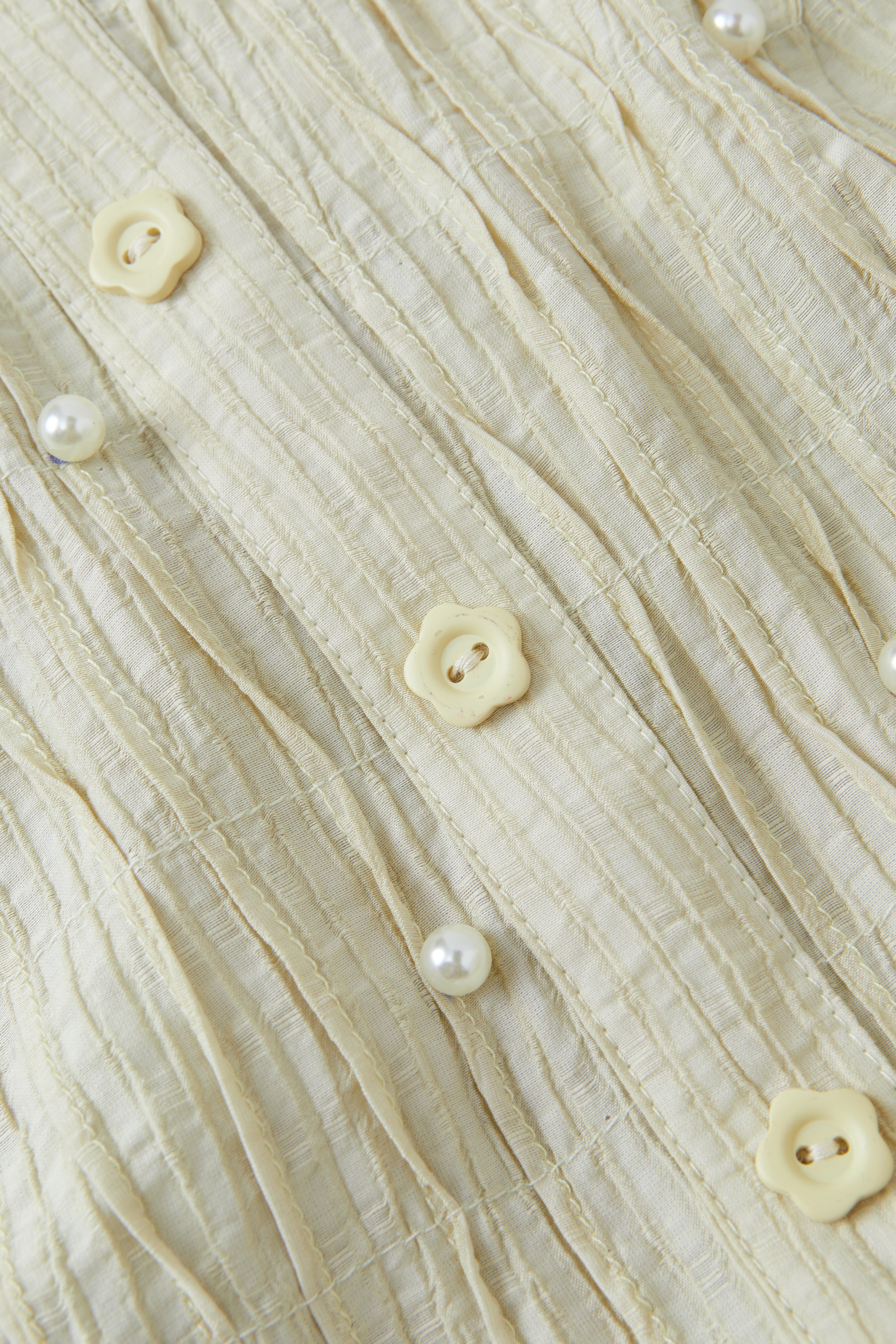 Pleated Beaded Dress DXQ1575