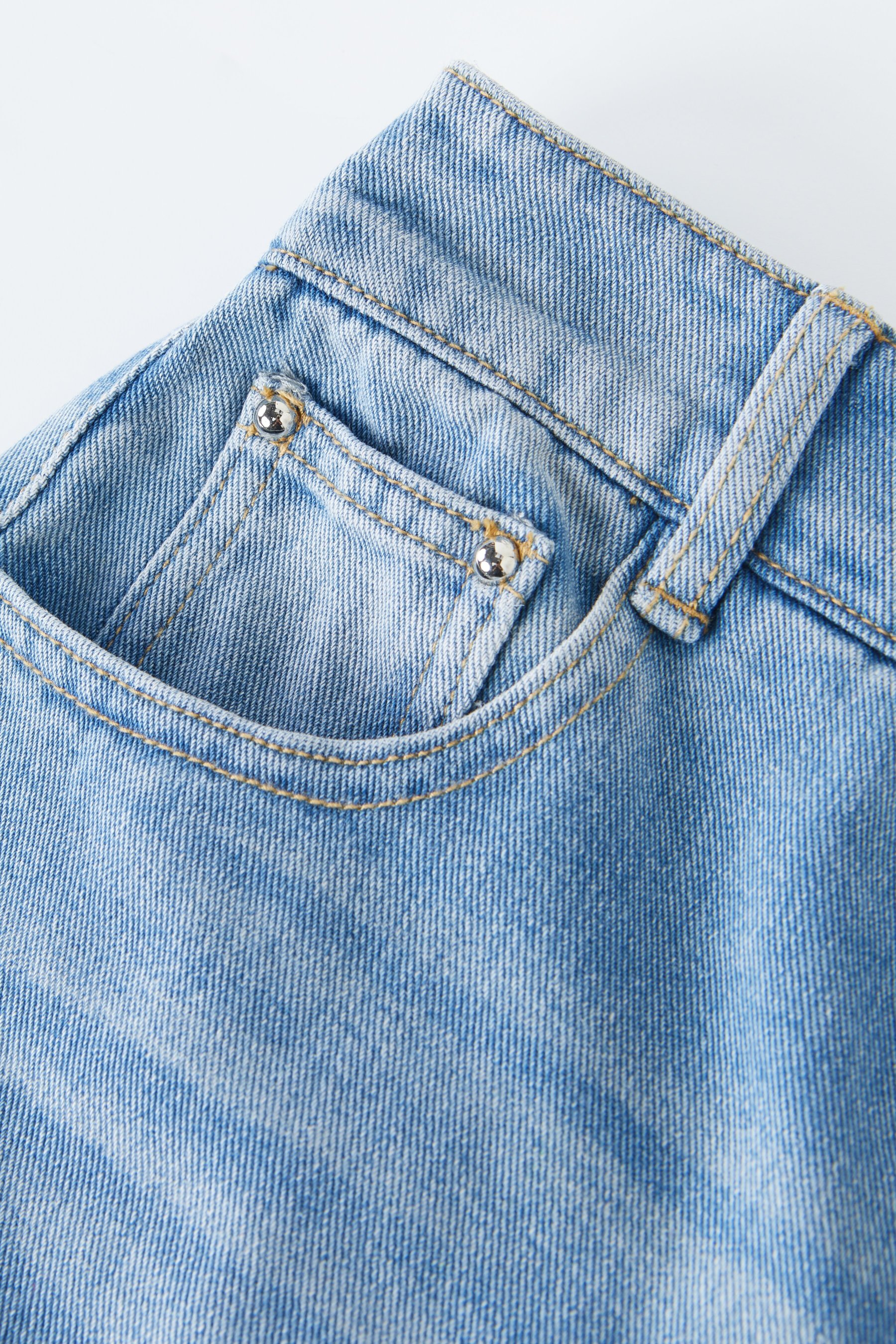 High Waist Slimming Denim Shorts EXK5057