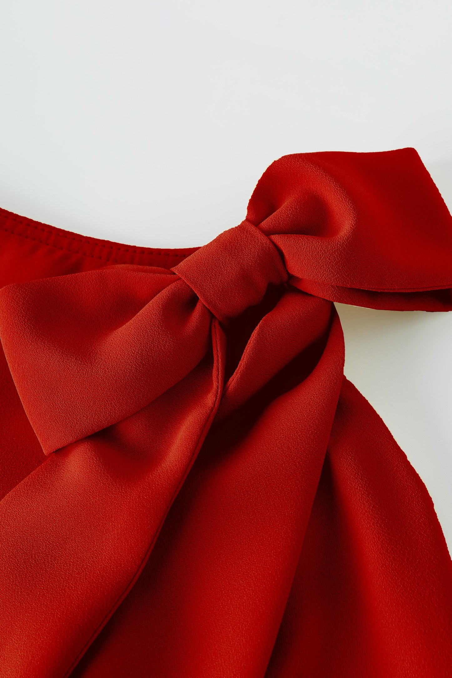 SEA French Asymmetric Bow Shirt Exa5092