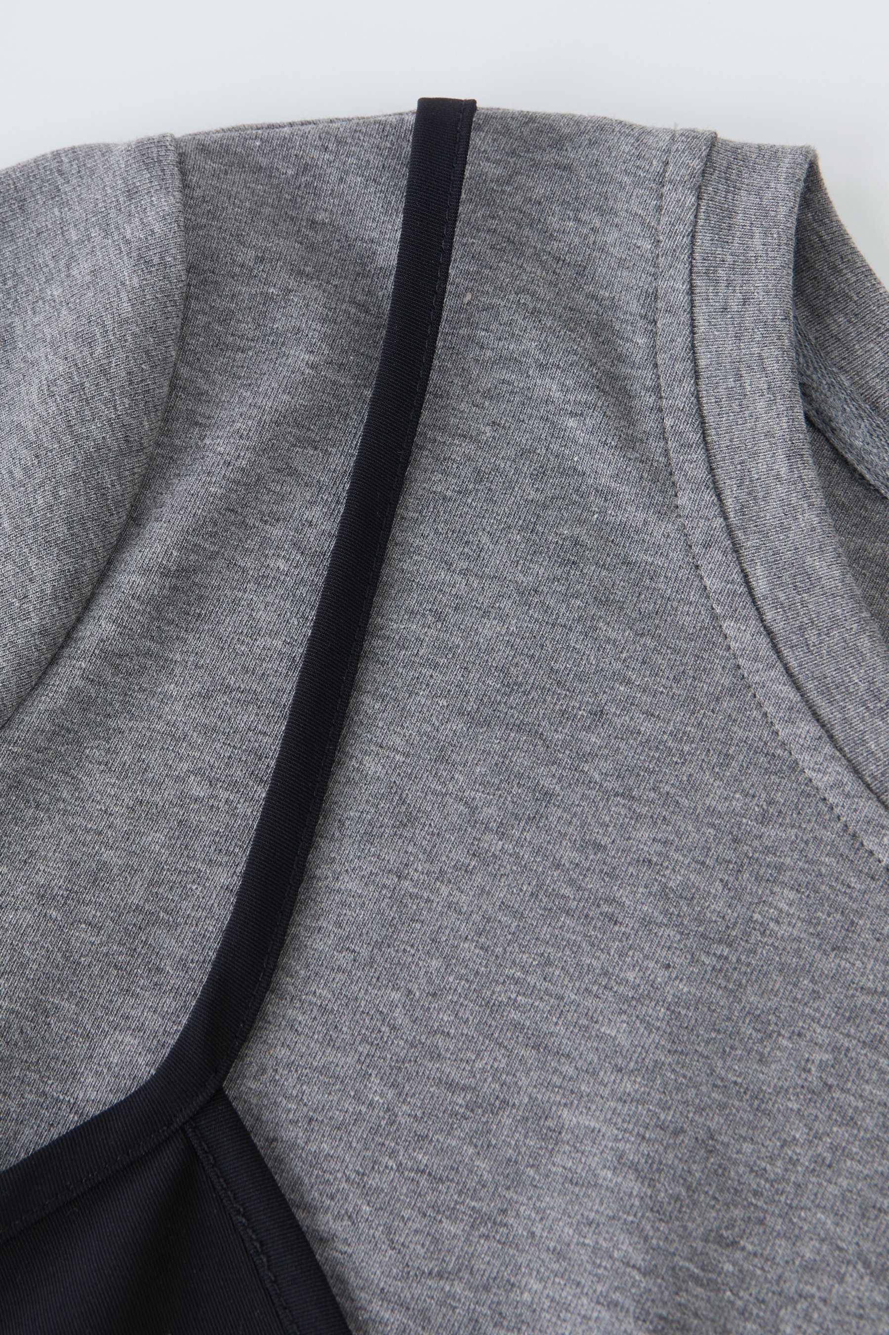 SEA Color Block Fake Two-Piece Mid-Length Dress EXQ5298