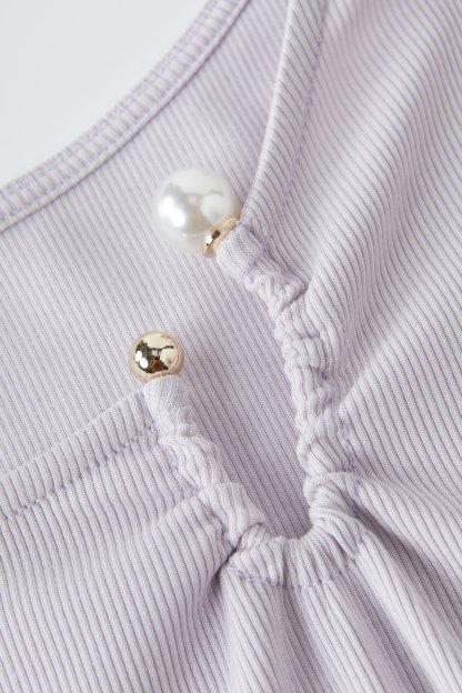 SEA Pleated Waist Tencel Cotton Top EXZ5068