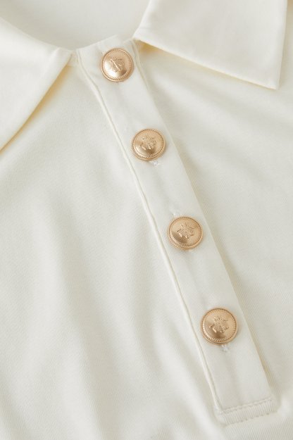 SEA Turn-down Collar Knit Sweater EXZ5237