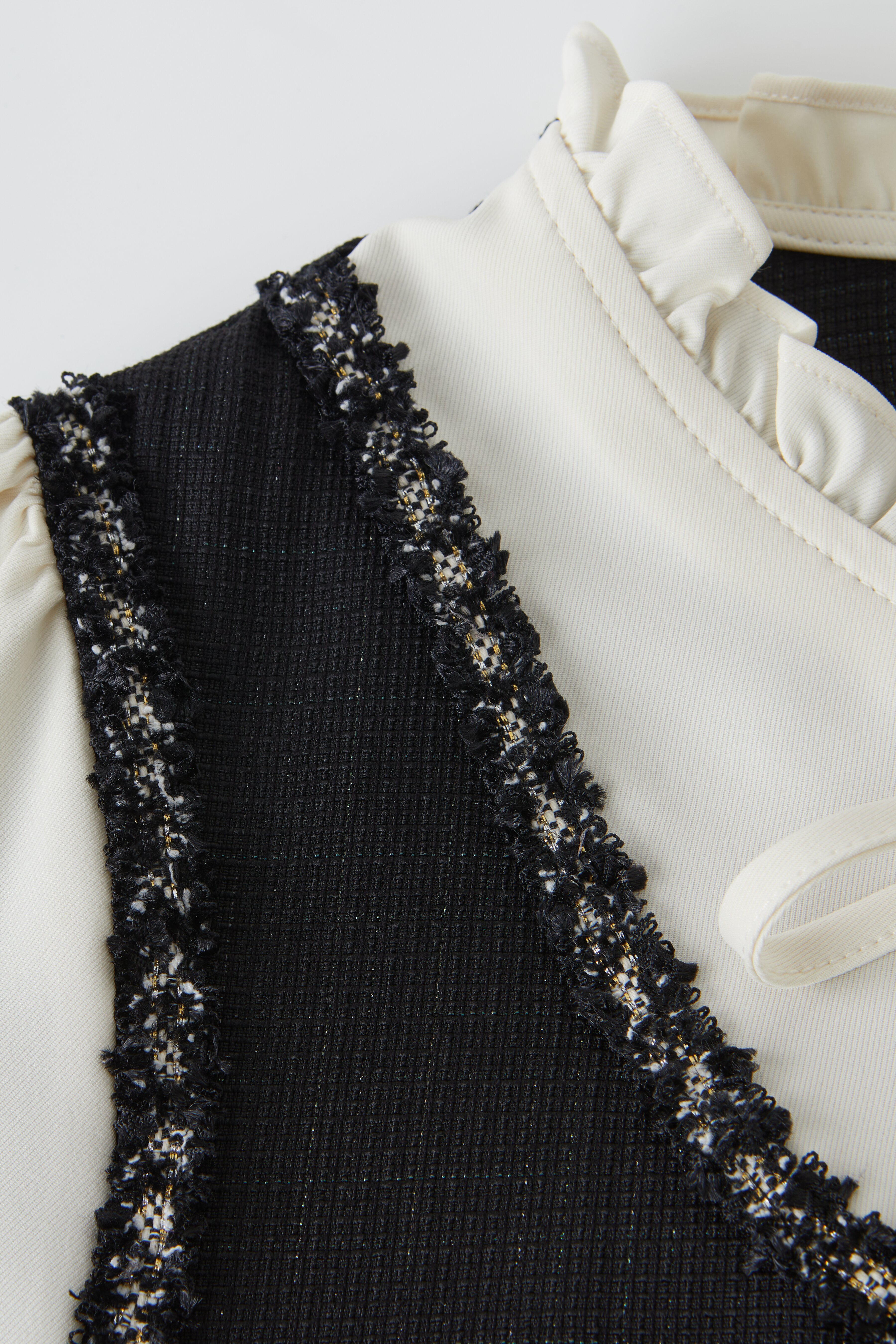 Splicing slim fit and slimming thick long skirt DDQ2375