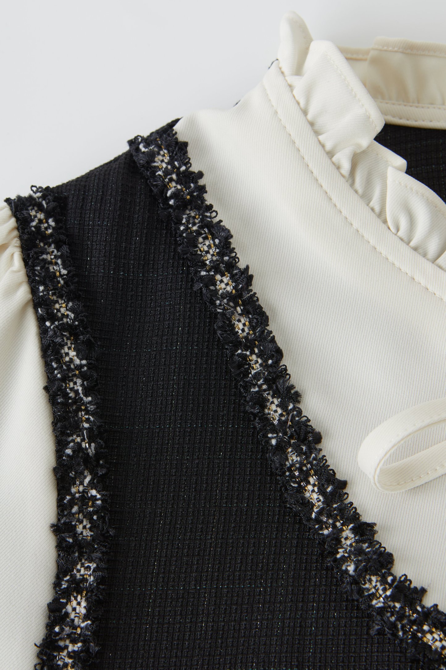 Splicing slim fit and slimming thick long skirt DDQ2375