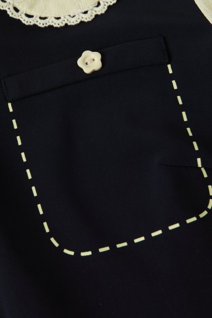 V-neck Waist Slimming Dress DXQ0195