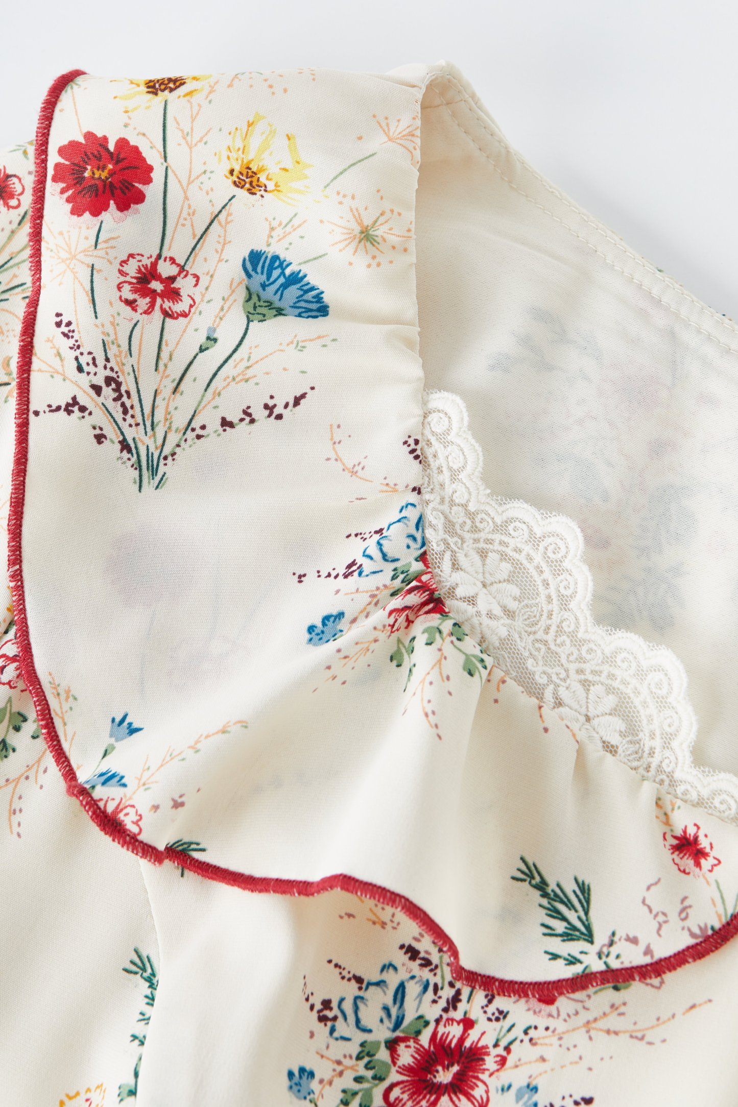 Square Neck Textured Floral Dress EXQ5508