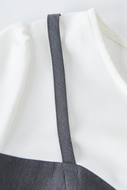 Fake Two-Piece Embroidered Camisole Dress EXQ5039