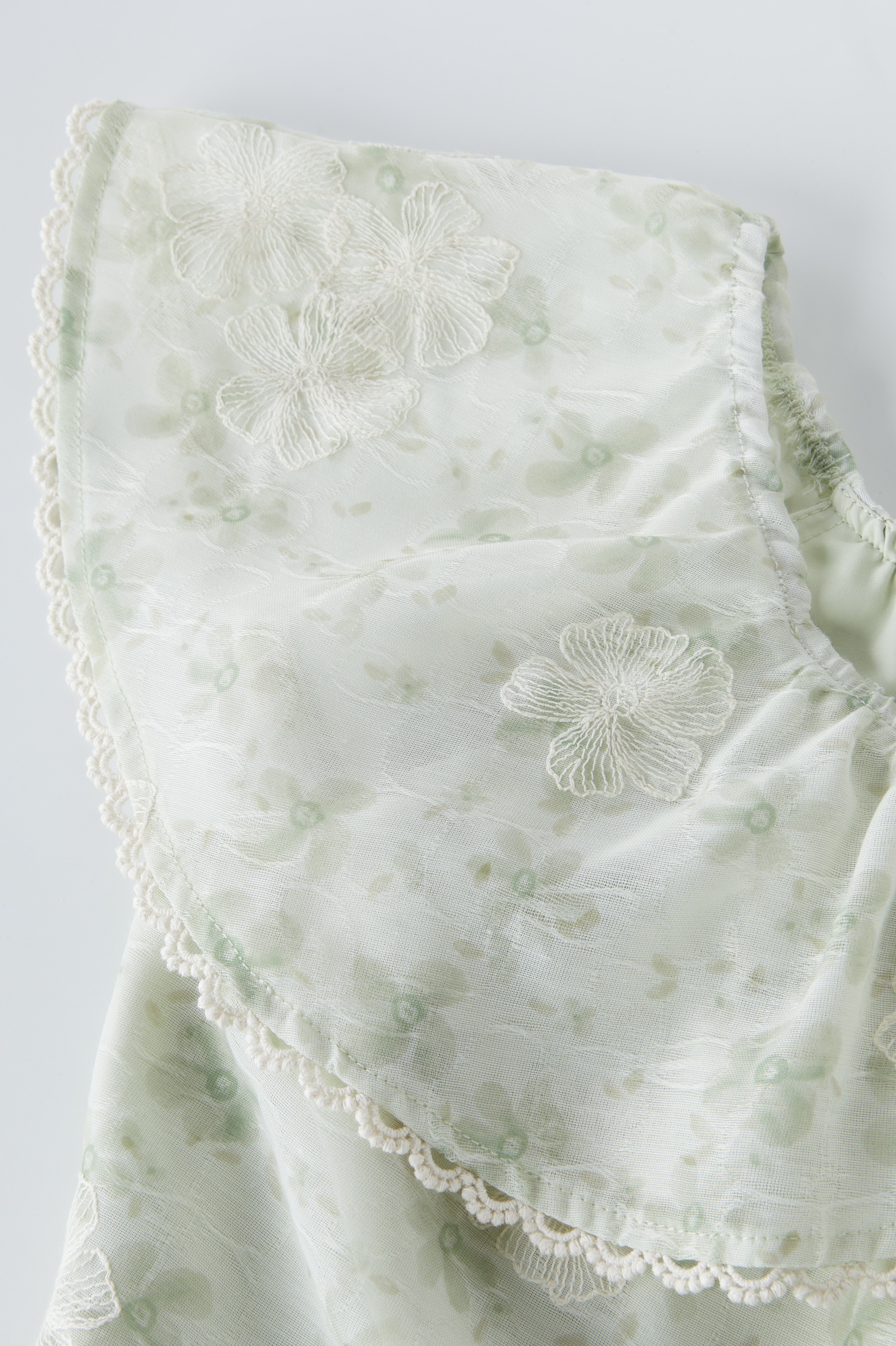 Doll Collar Slimming Floral Dress EXQ5350