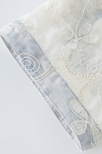 Starry Sky Hollow Embroidered Lace-up Dress EXQ5552