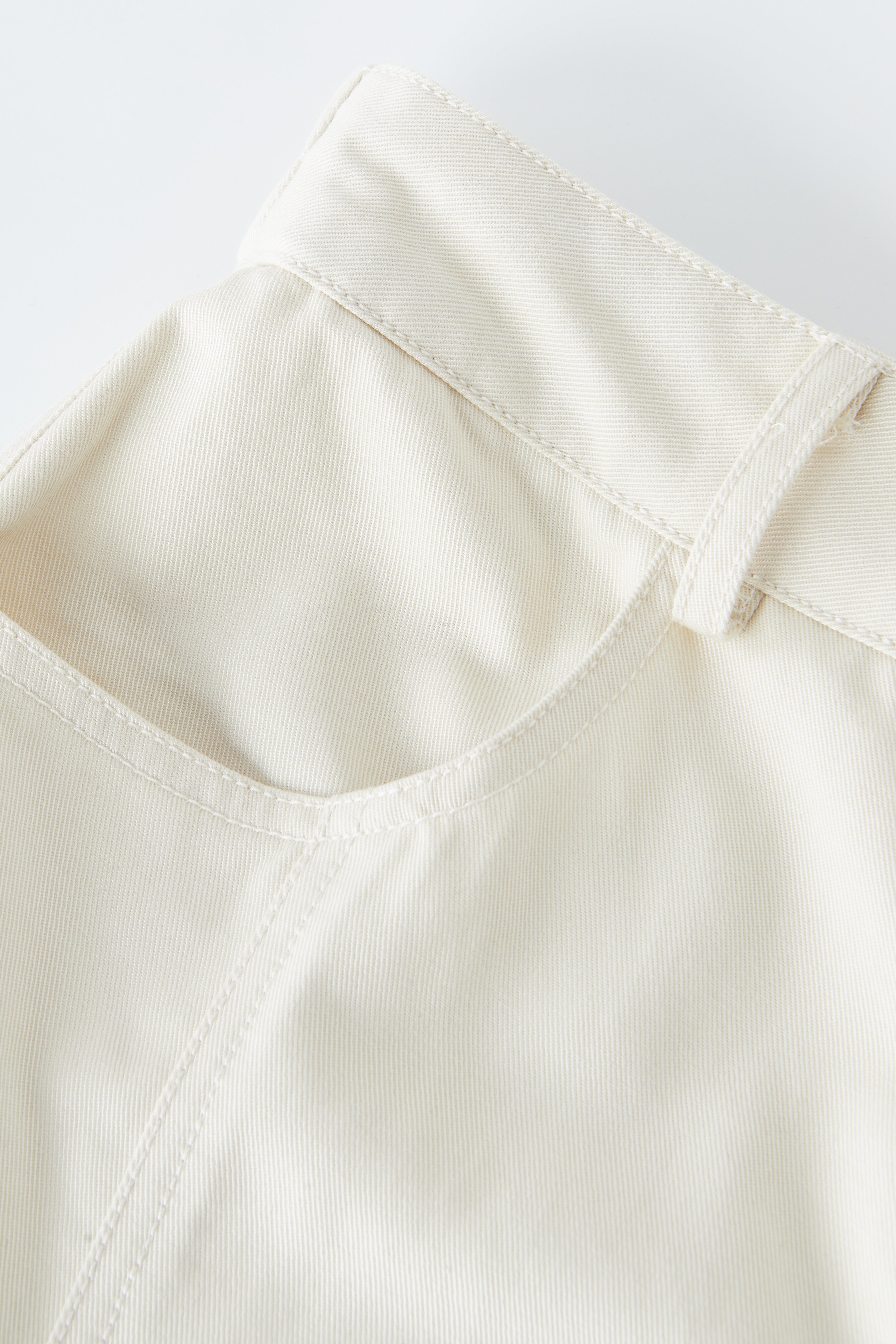 Lyocell Elastic Waist Straight Pants EXK5509