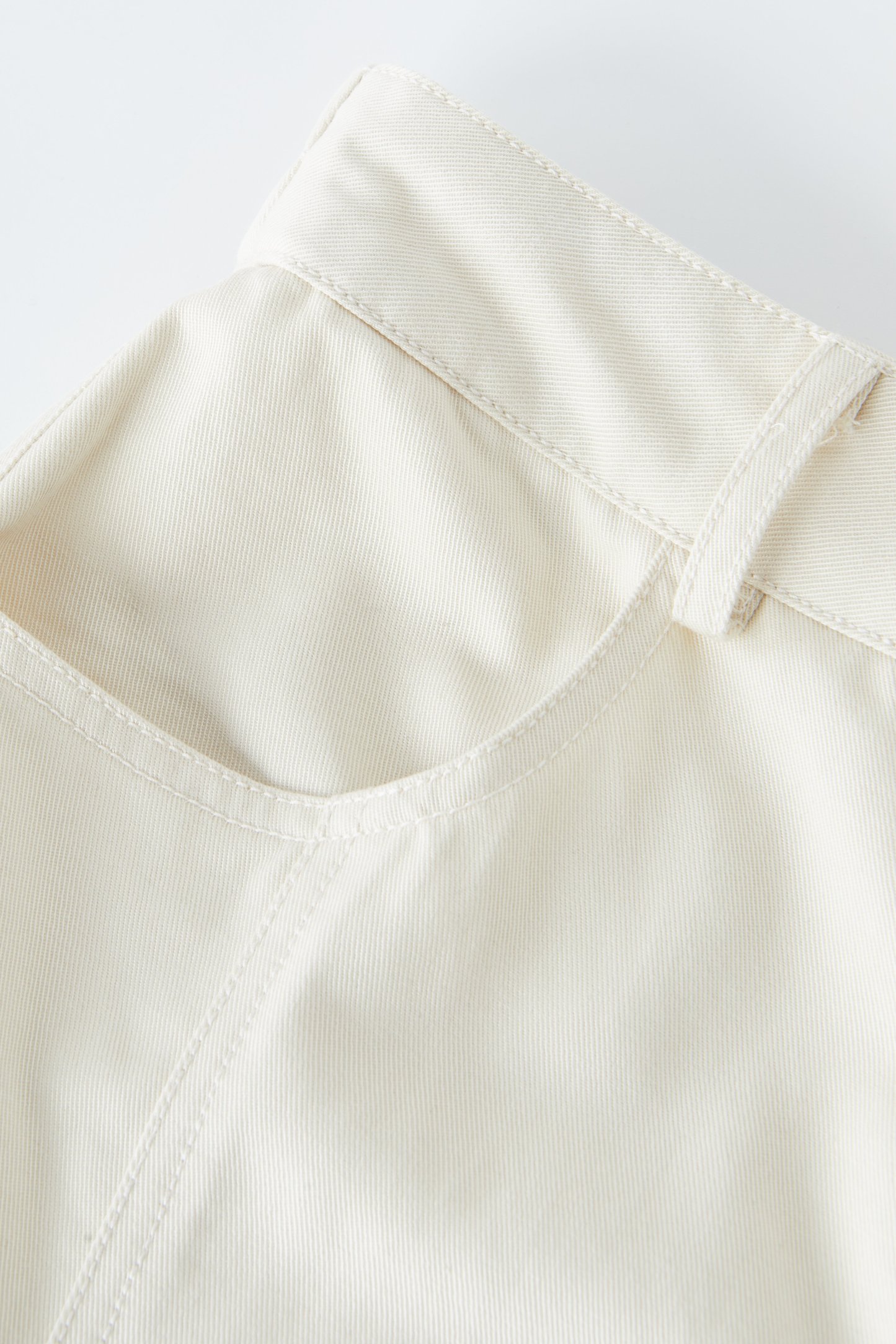 Lyocell Elastic Waist Straight Pants EXK5509