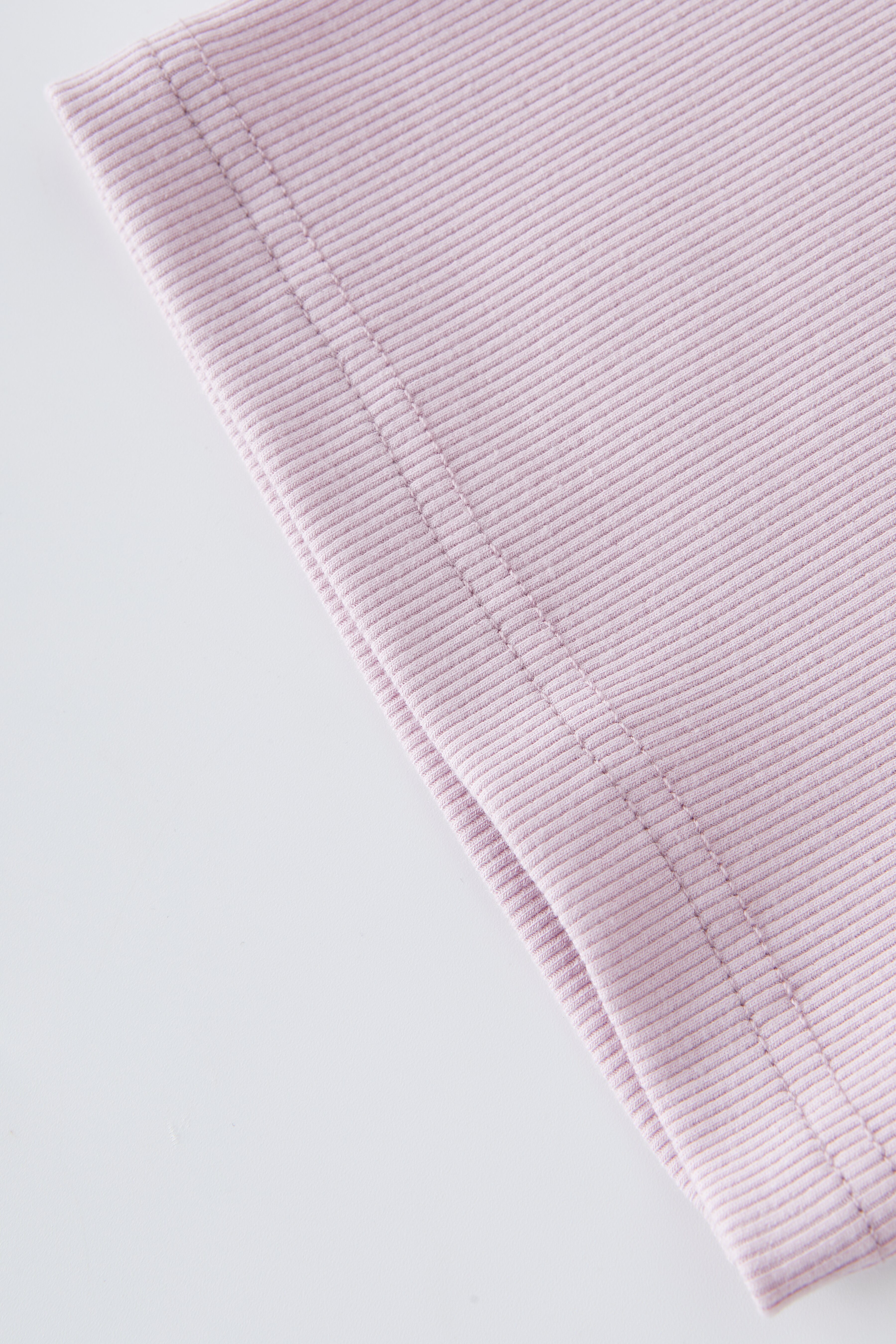 POLO Collar Zipper Pleated Short Sleeve Top EXZ5279