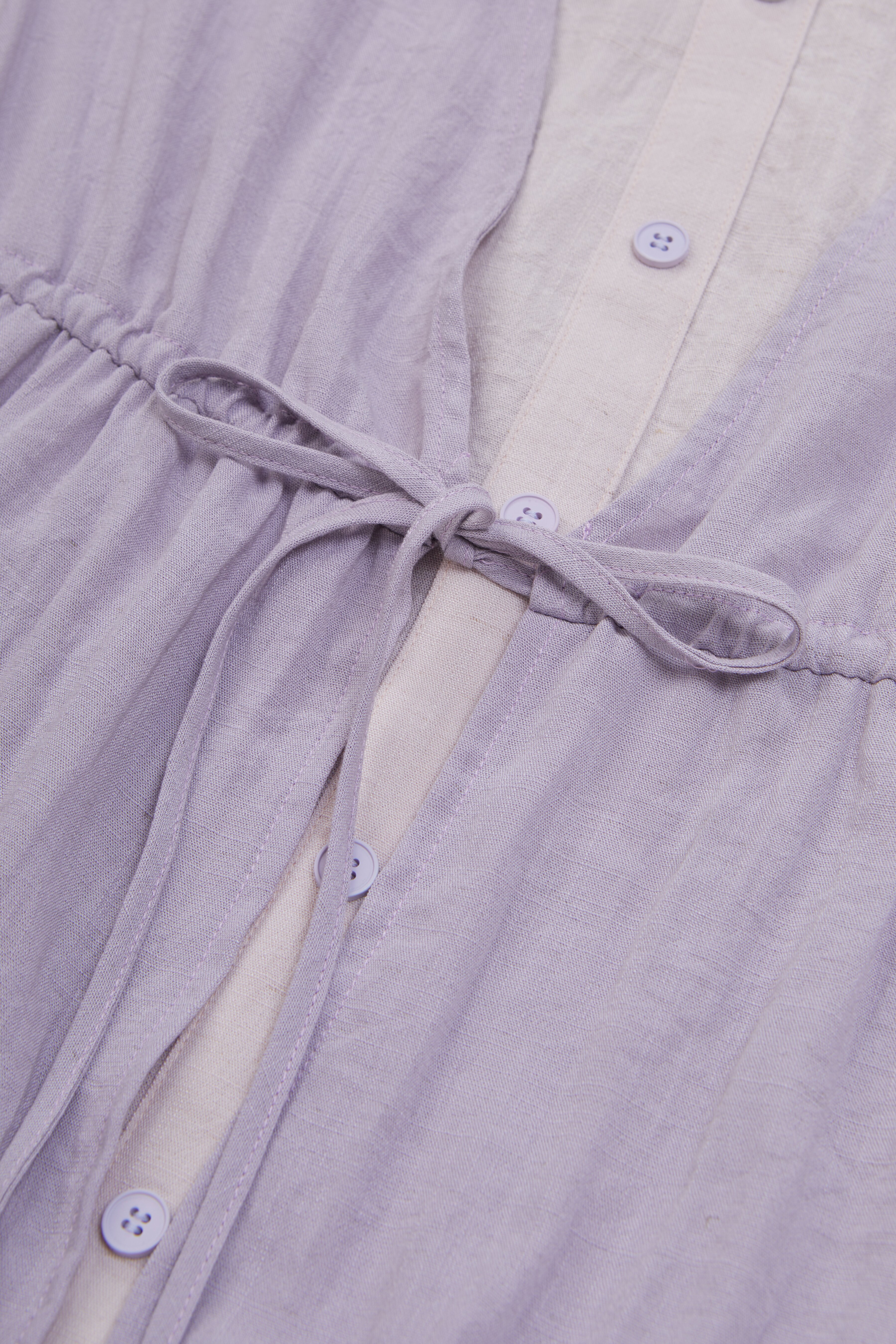 V-neck No Matching Fake Two-piece Slimming Top EXA5725