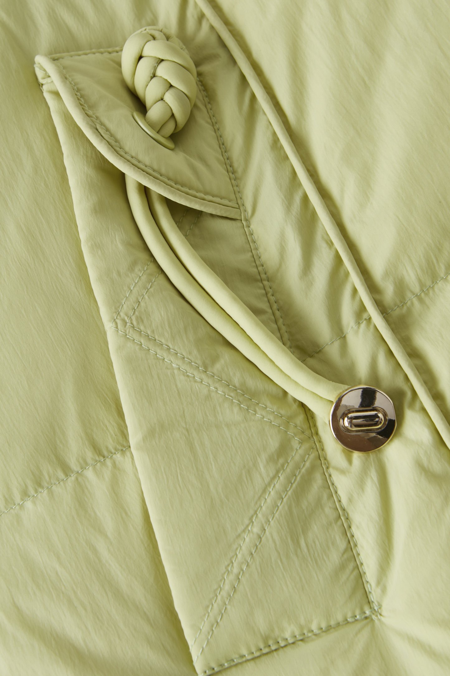 Long Hooded Lace-up Long Down Jacket DDY1819