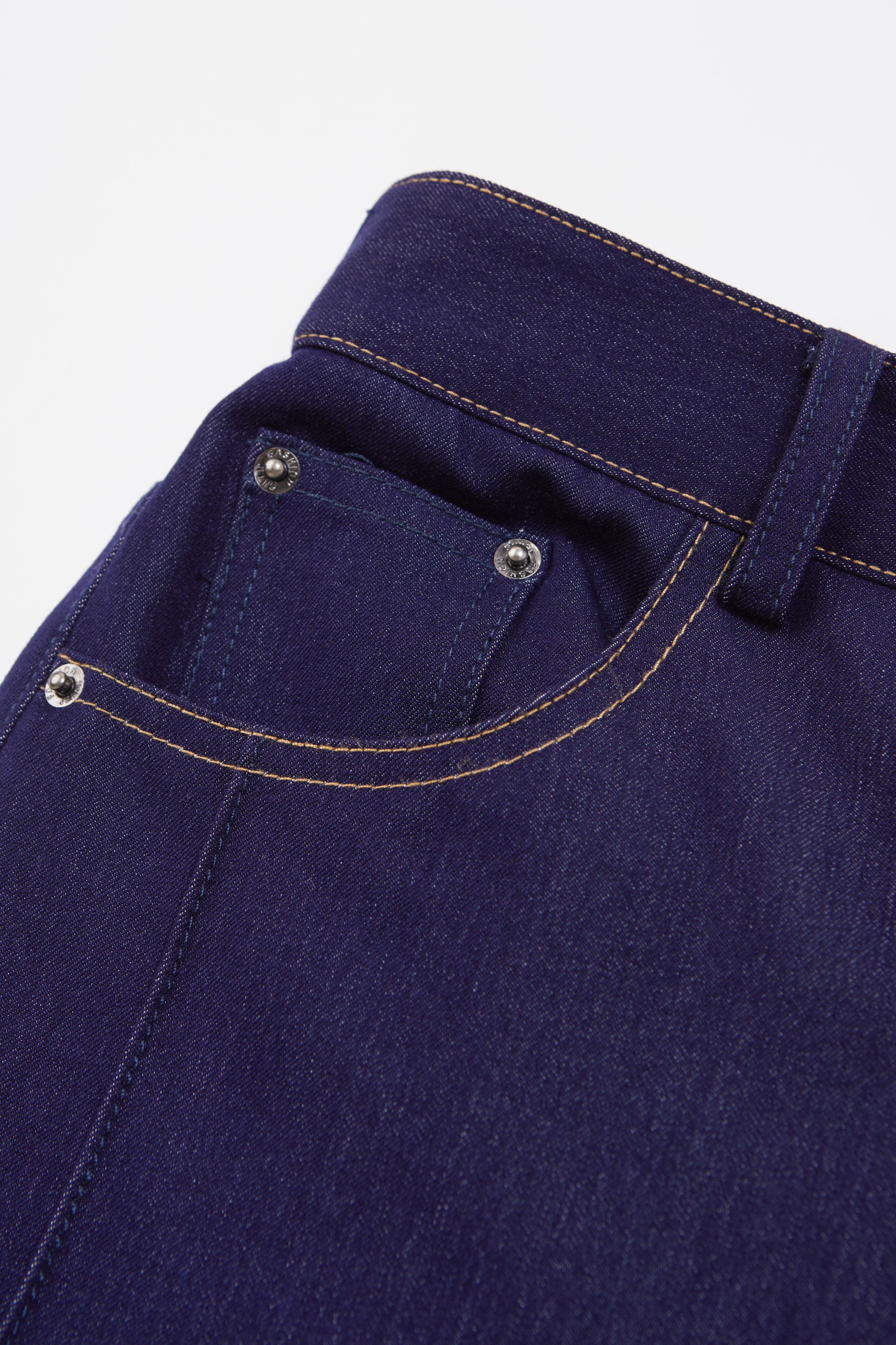 High Waist Straight Lace Jeans EDK5680