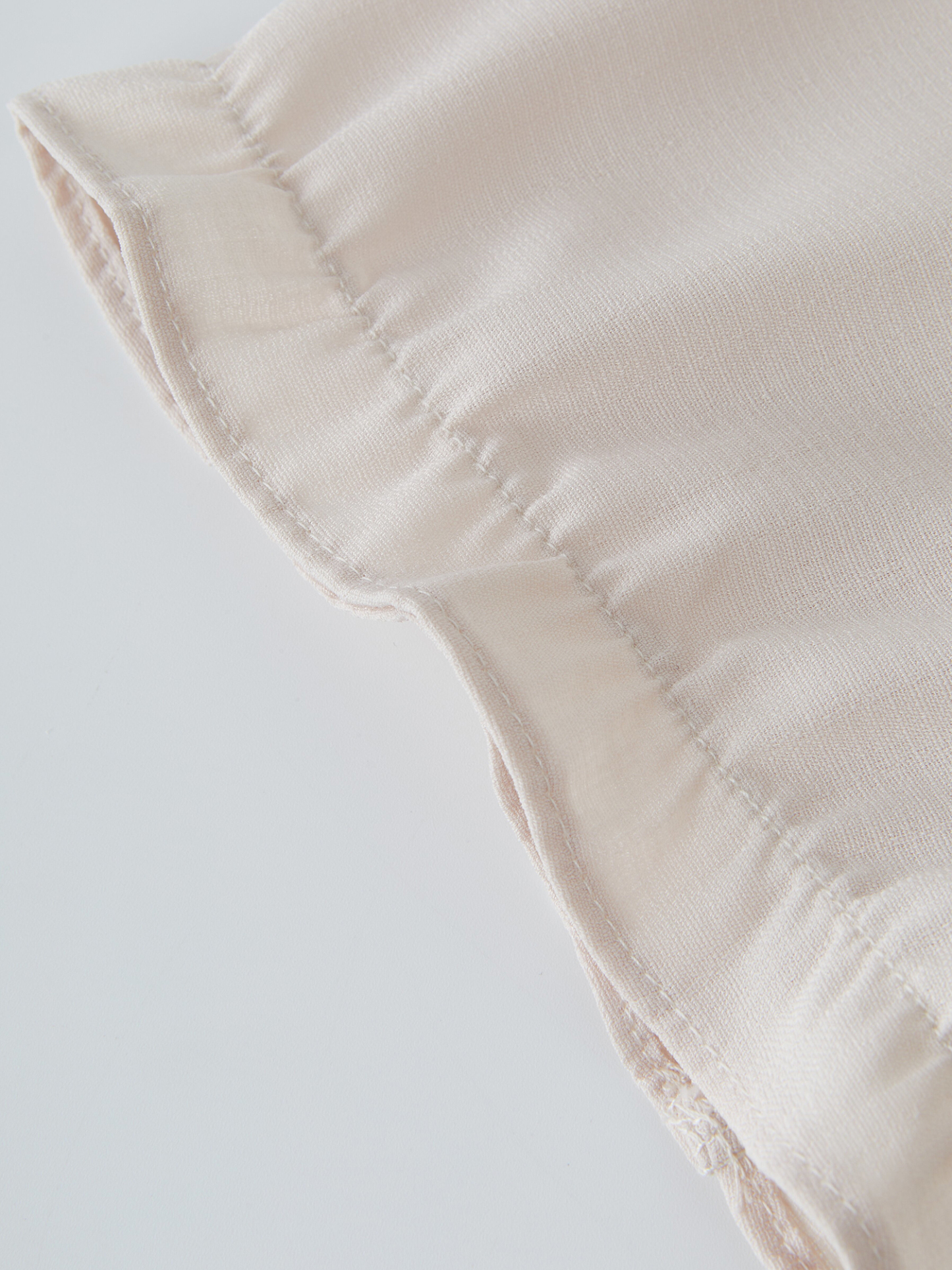 Ruffle Trim Embroidered Dress EXQ5011