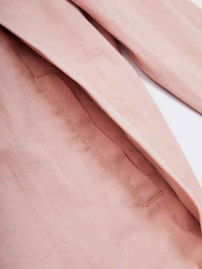 Versatile Plaid Cuff Denim Jacket EDW5676