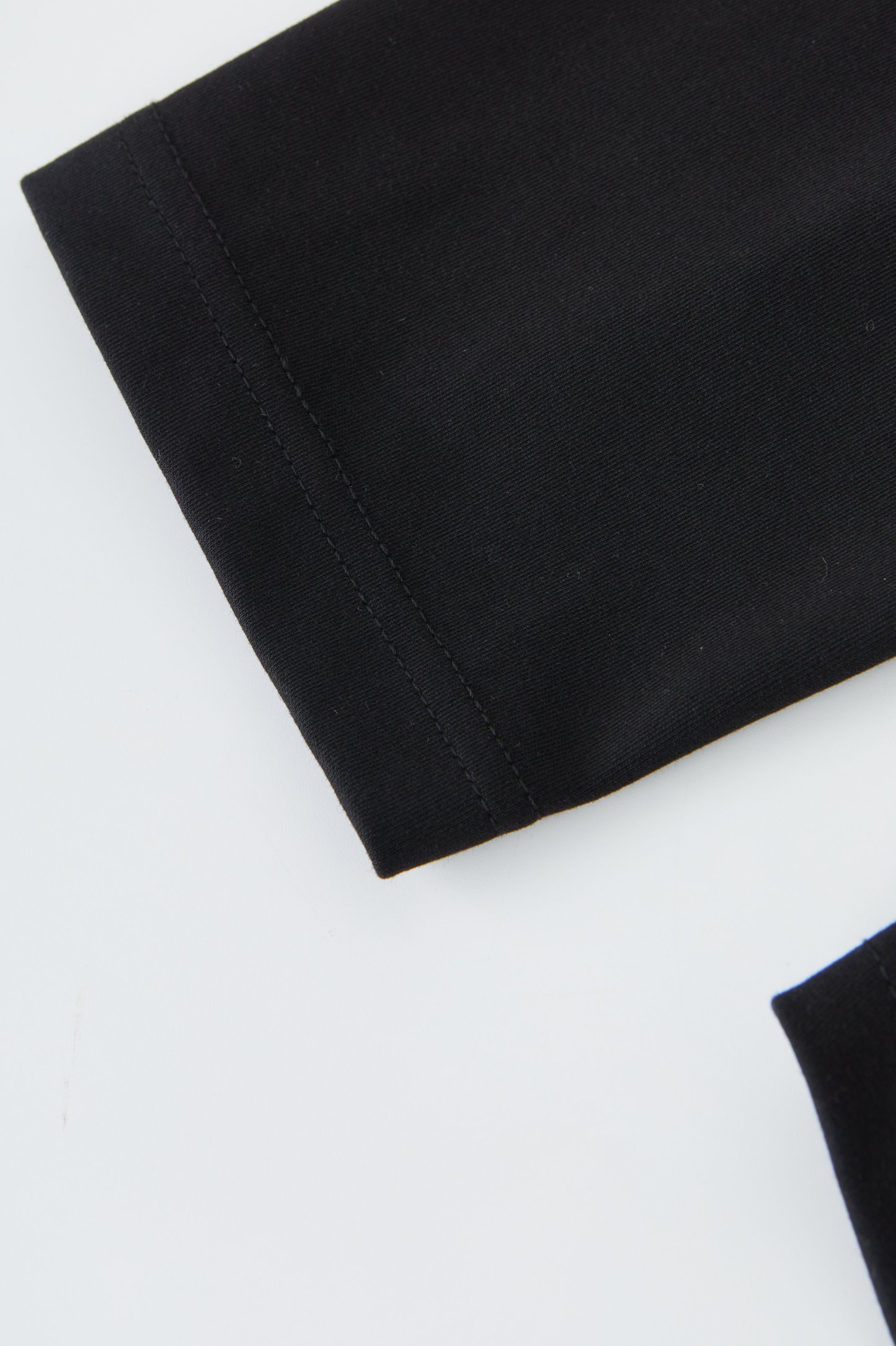 Fake Two-Piece V-Neck Letter Print Long Sleeve T-Shirt ECZ2537