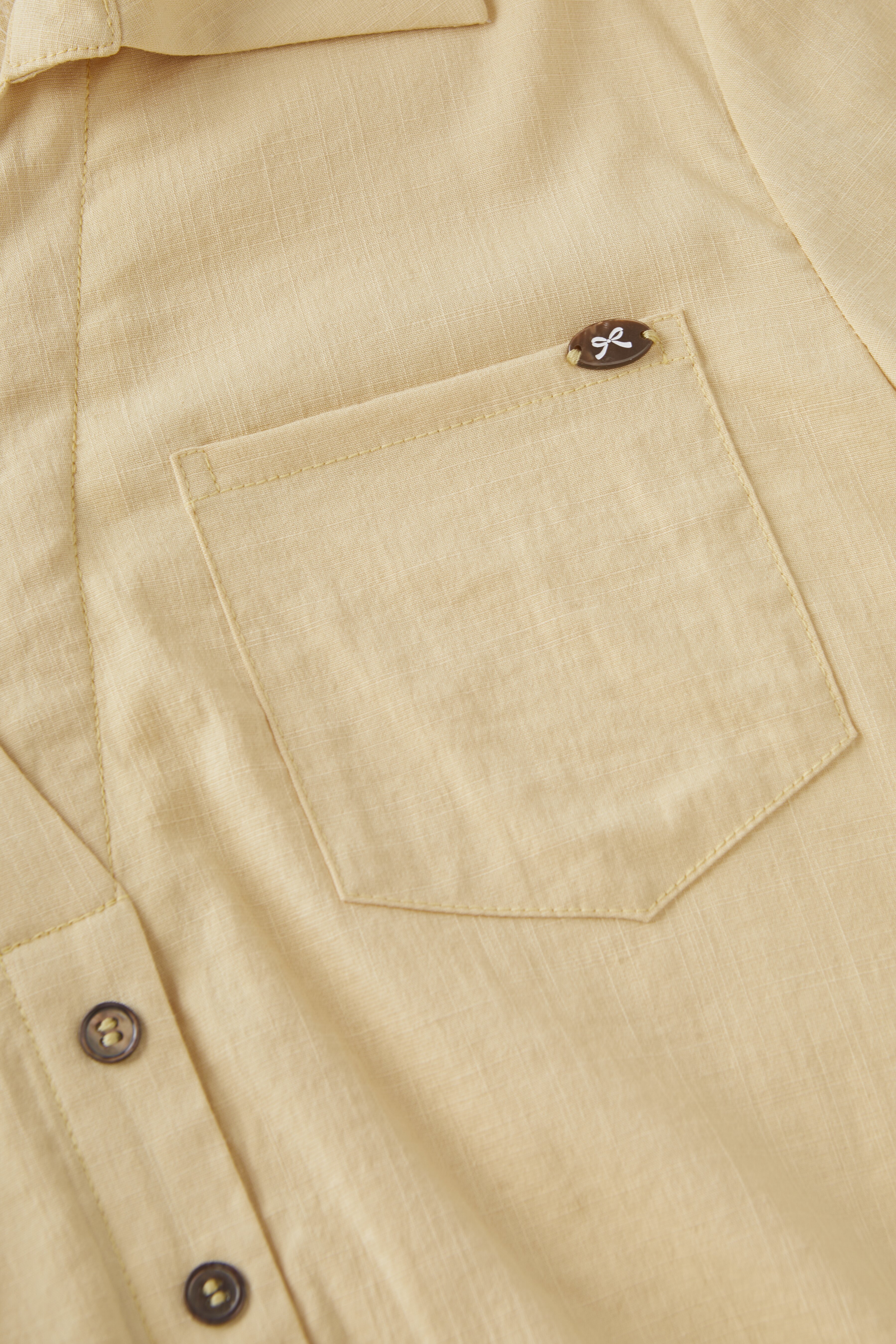 V-neck lace faux two-piece shirt FCA6899