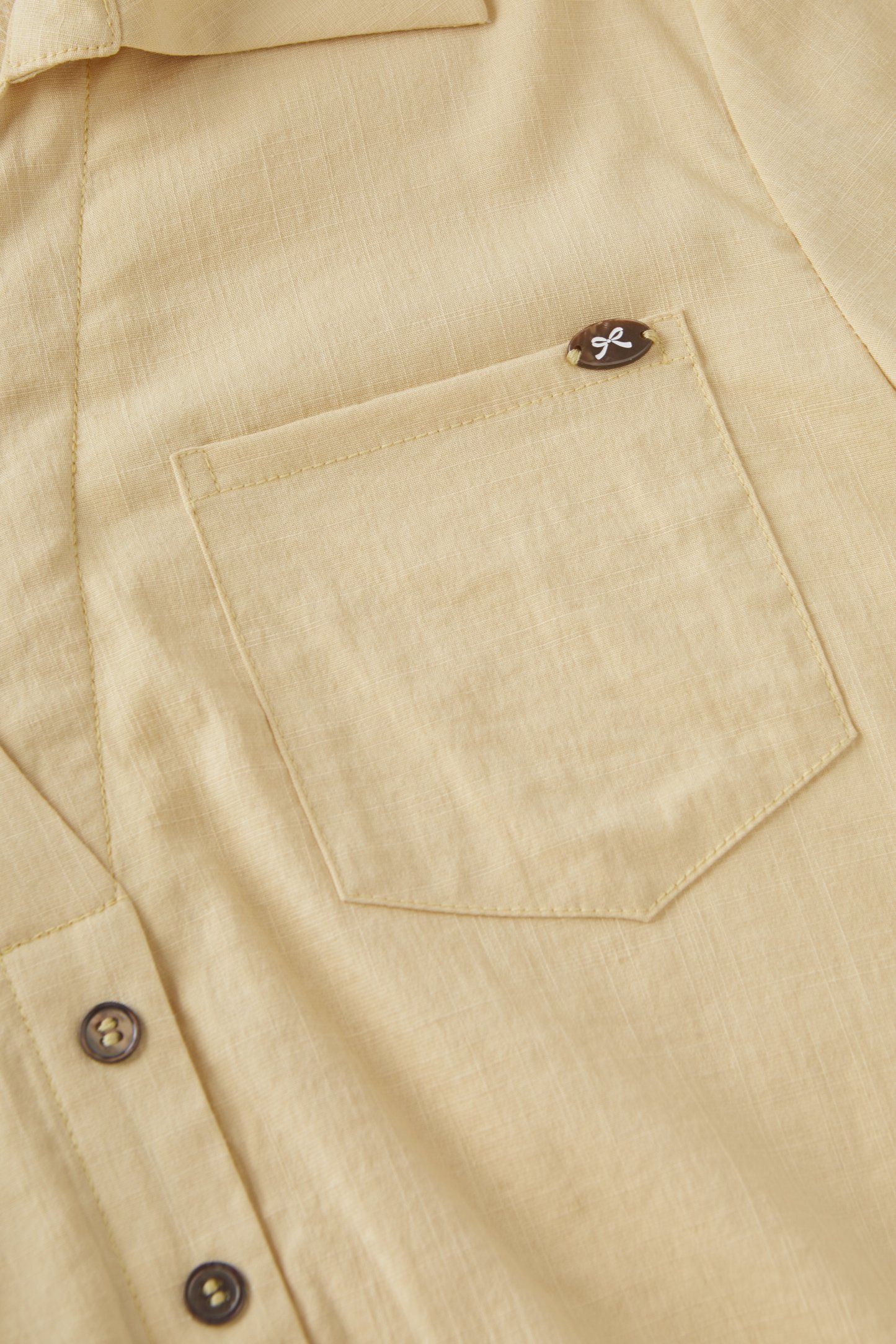 V-neck lace faux two-piece shirt FCA6899