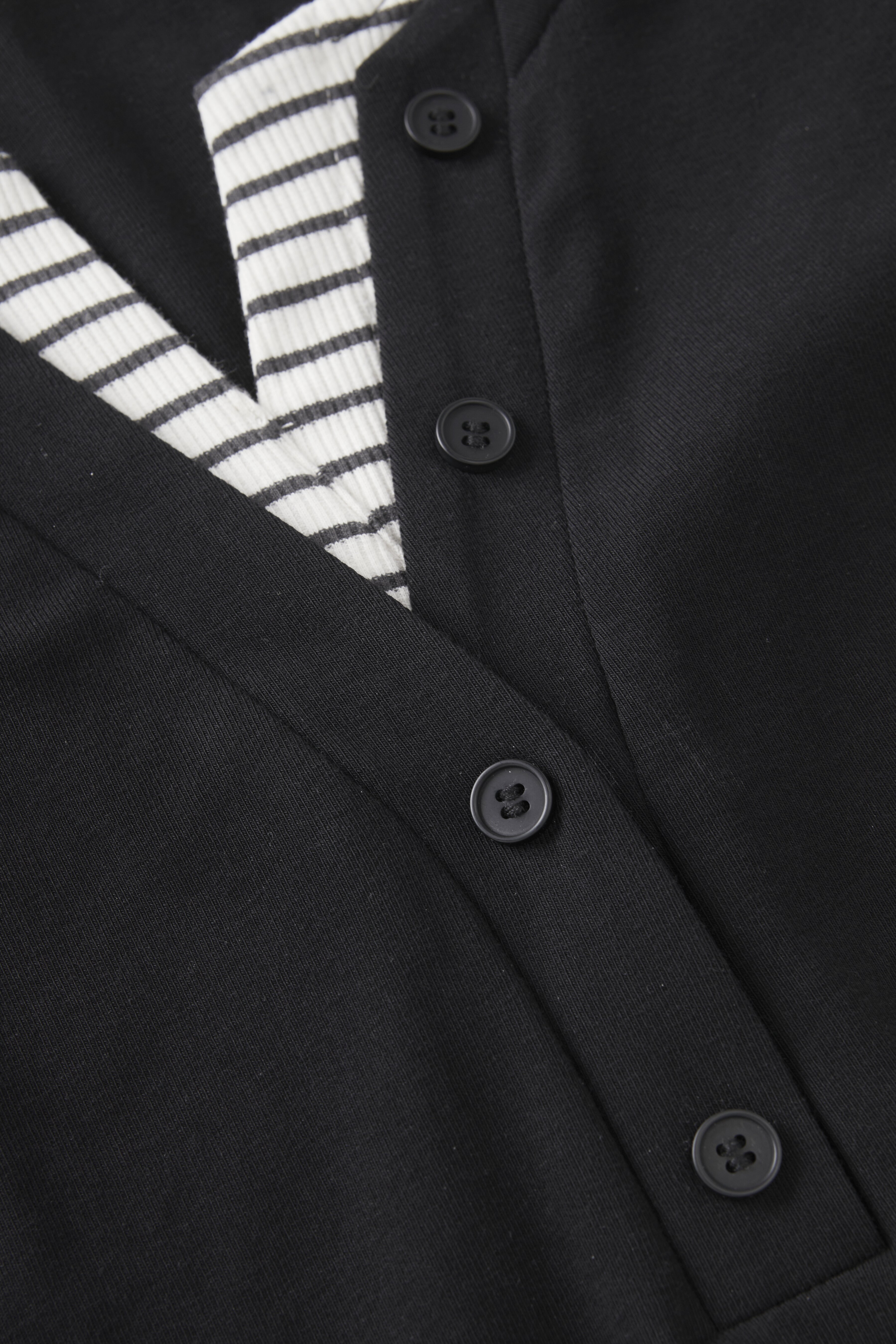 Fake two clean striped T-shirts FXZ7091