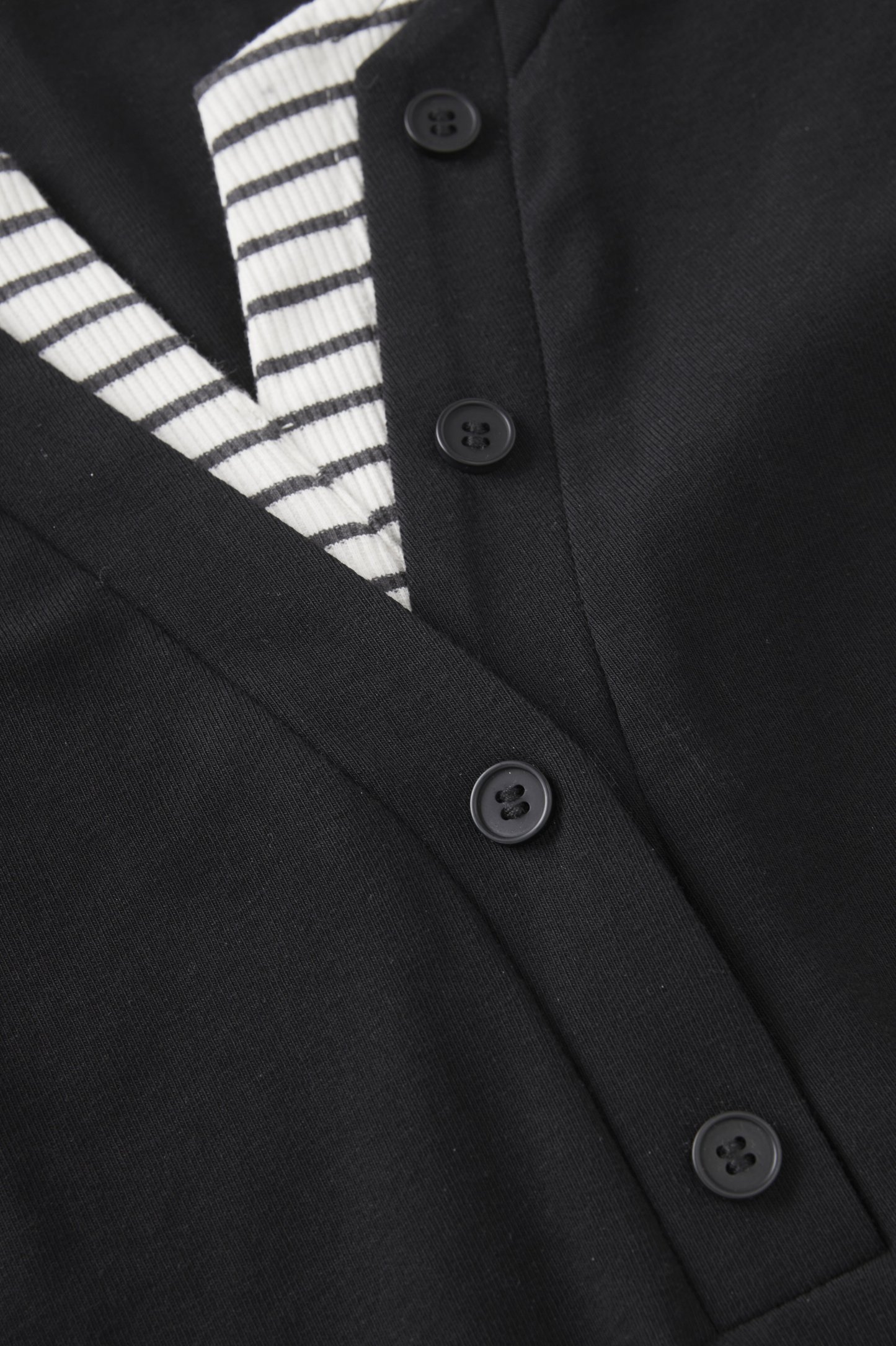 Fake two clean striped T-shirts FXZ7091