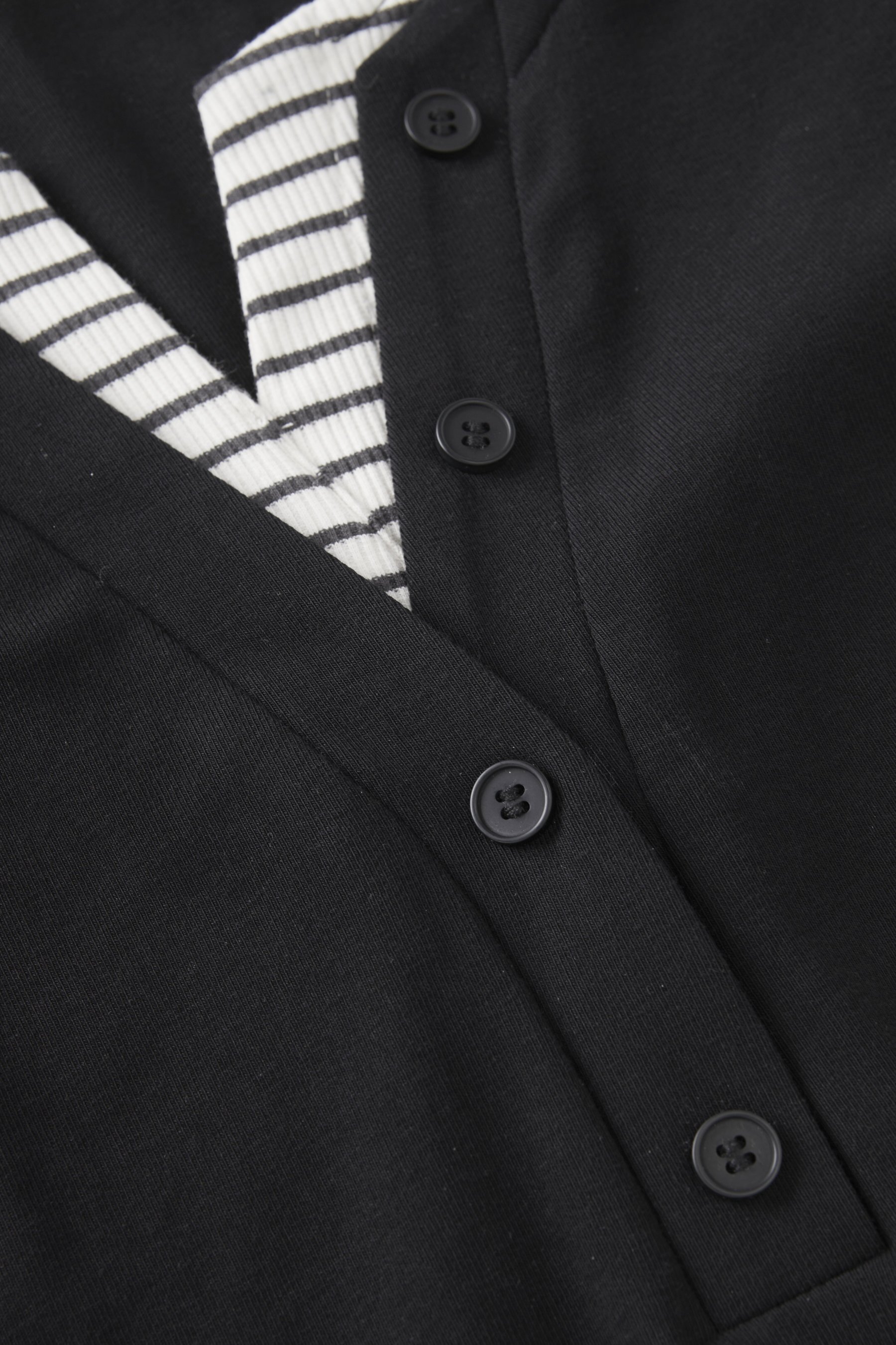 Fake two clean striped T-shirts FXZ7091