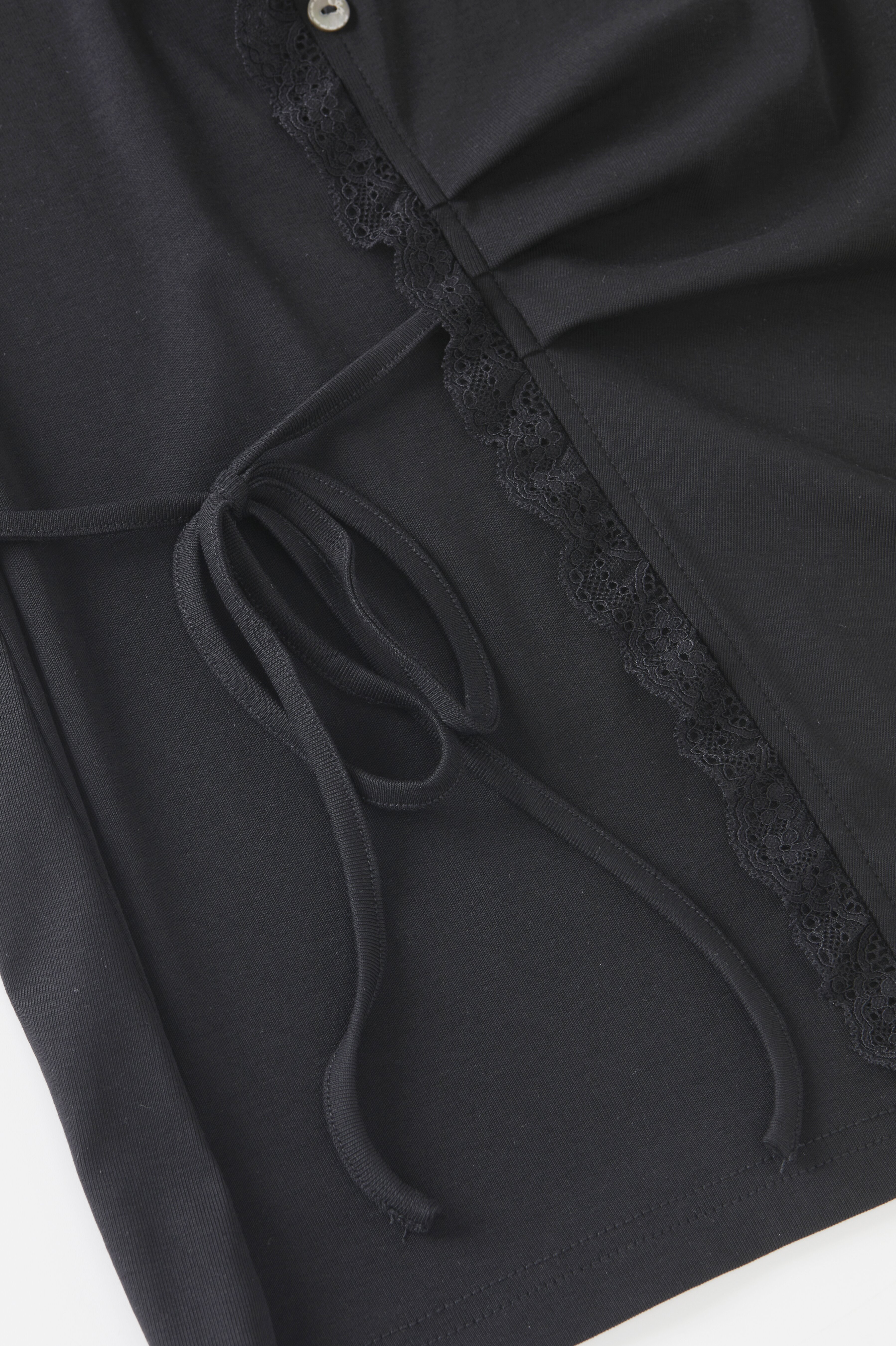 Design inspired lace knit T-shirt FXZ8016