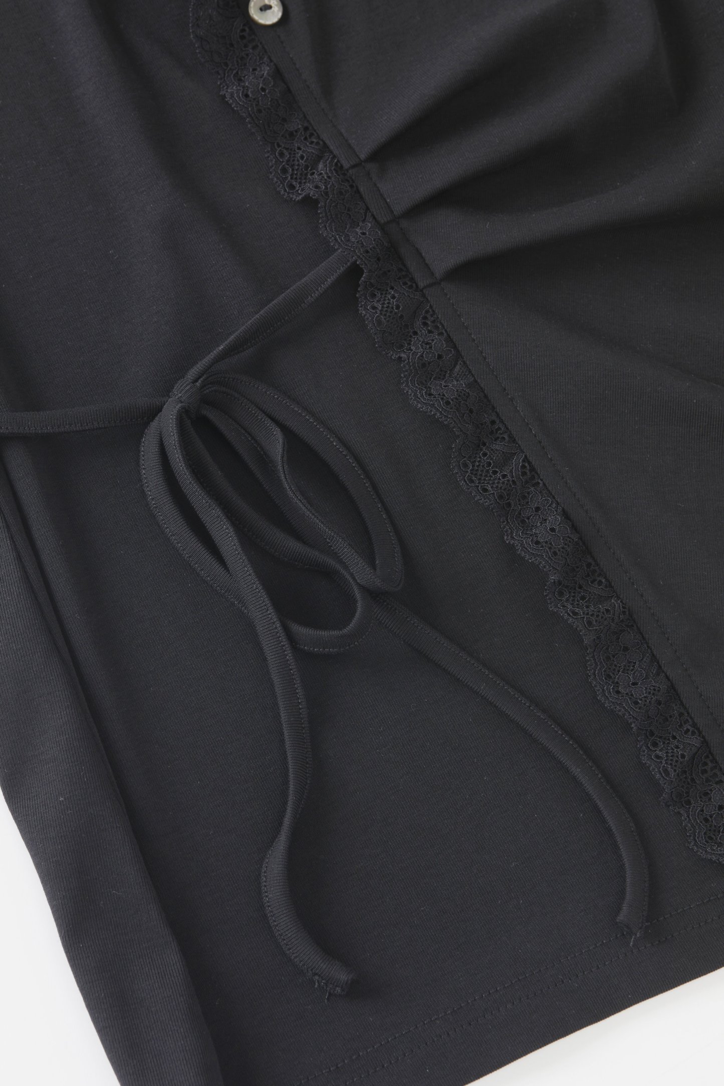 Design inspired lace knit T-shirt FXZ8016