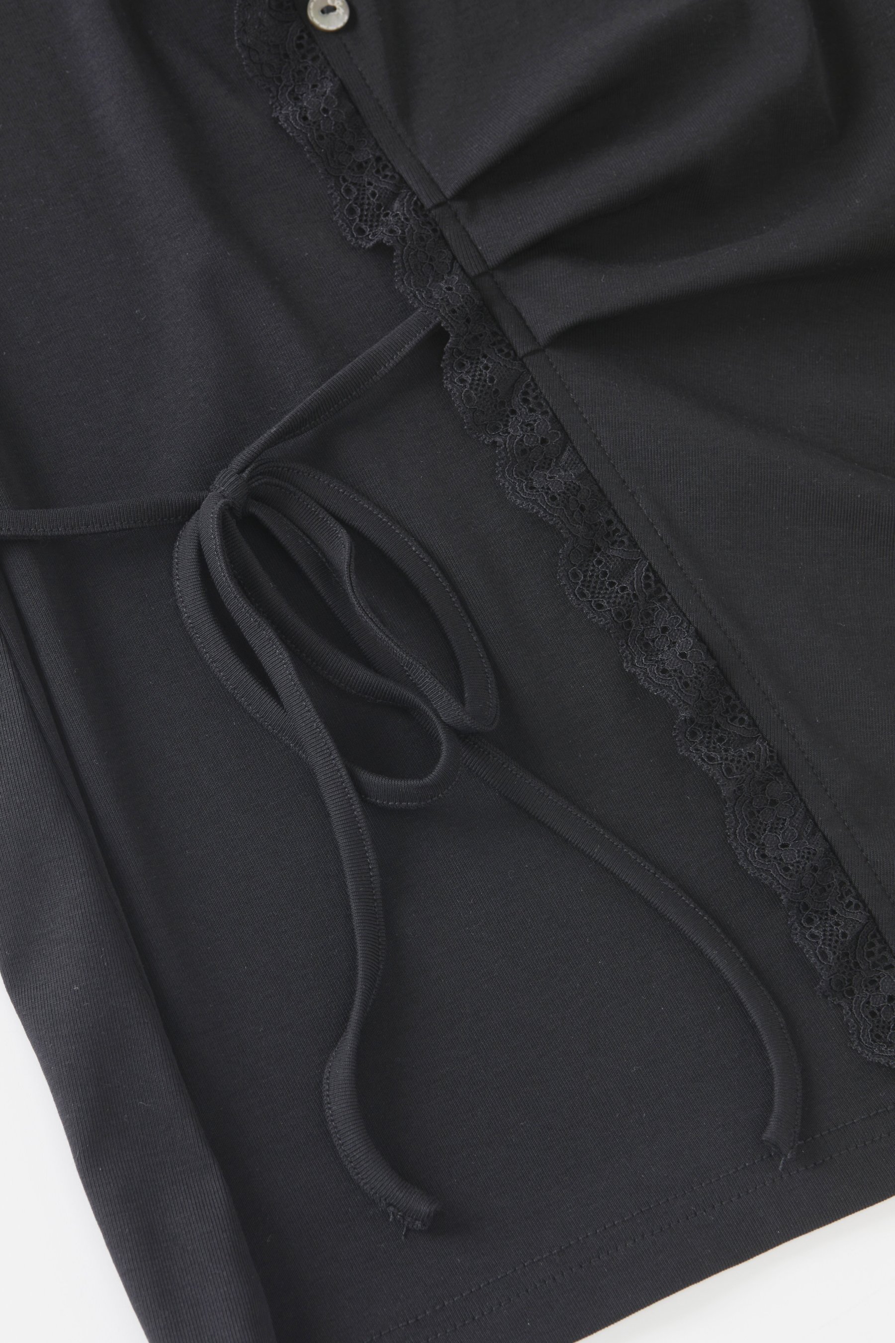 Design inspired lace knit T-shirt FXZ8016